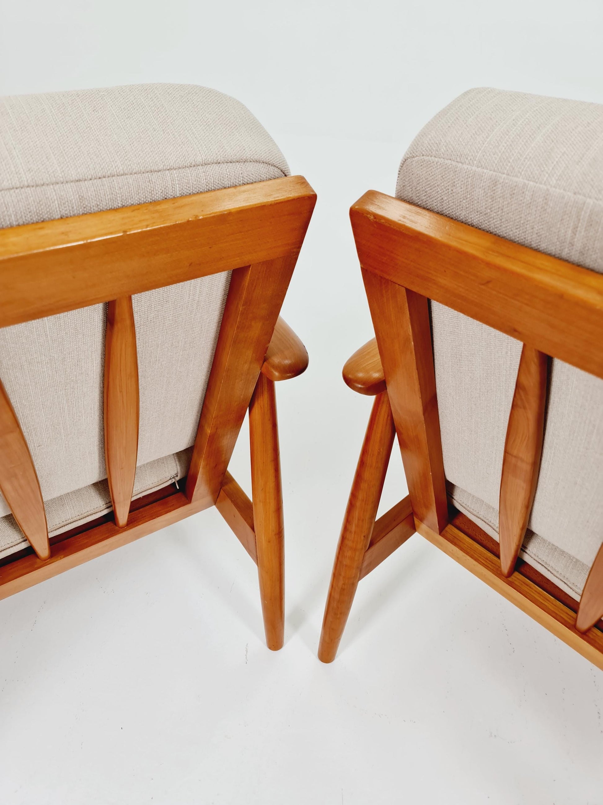 Mid-century pair of German lounge armchair, 1960s