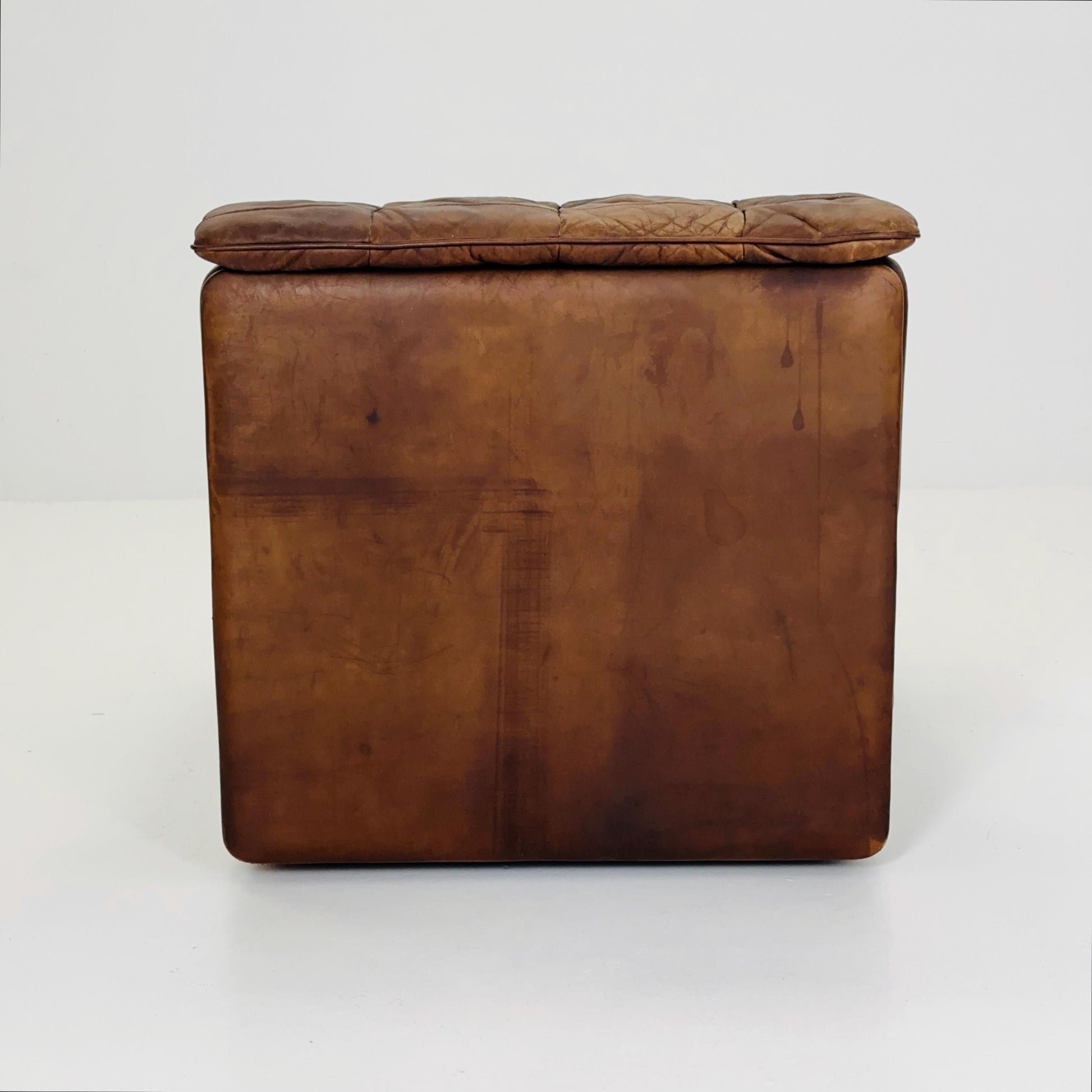 1 of 5 Mid Century DS11 Modular Patchwork Leather lounge chair by De Sede, Switzerland, 1970s