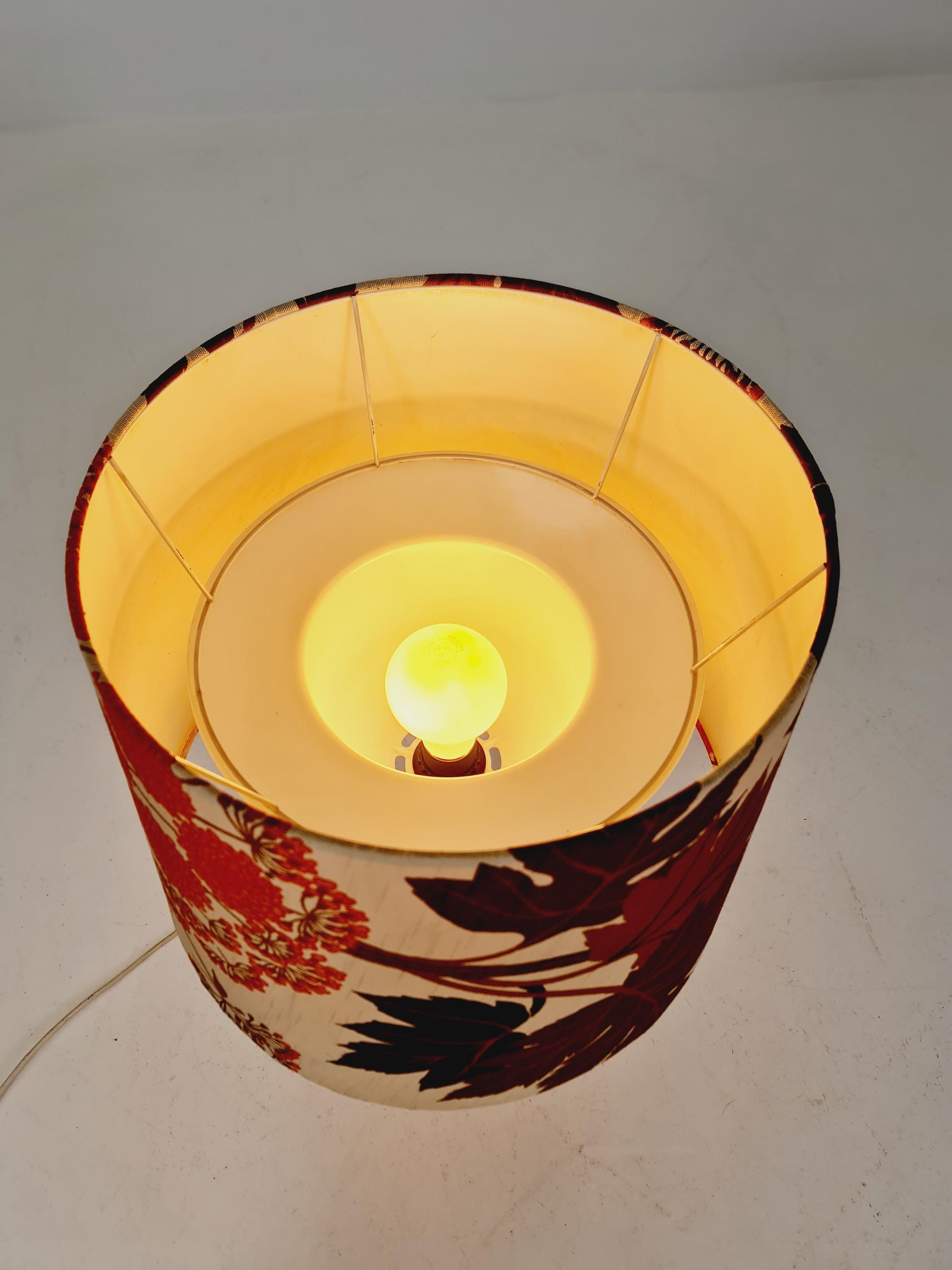 Mid century solid teak table lamp by Domus,1960s