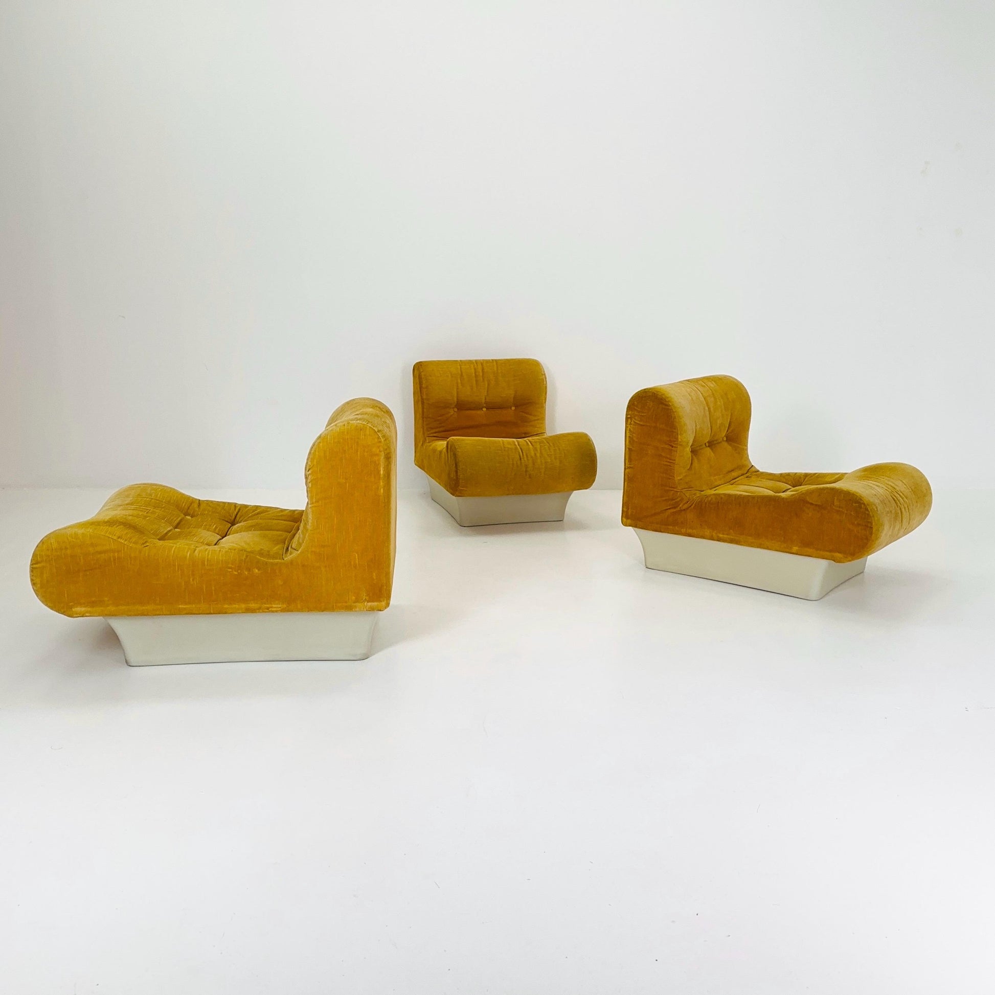 1 of 3 Mid Century Space Age “Sofalette” Lounge Chairs by Otto Zapf - Vistoe 1970s Germany