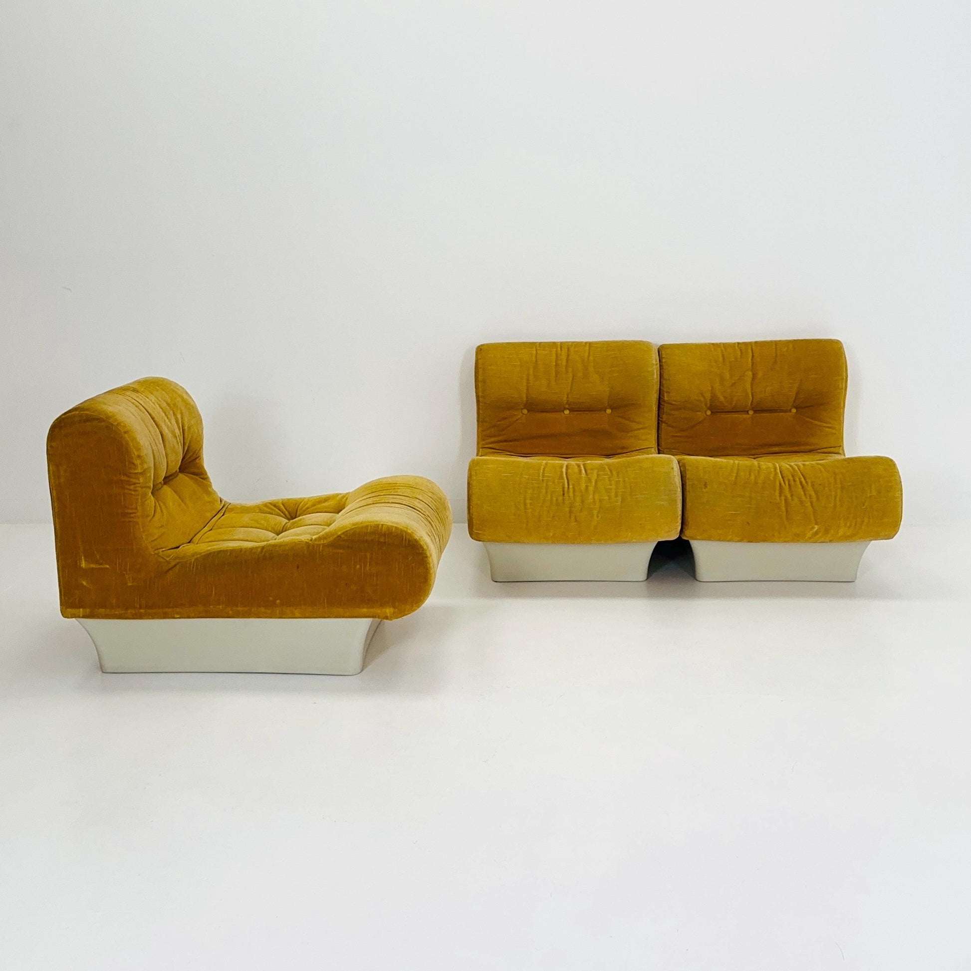 1 of 3 Mid Century Space Age “Sofalette” Lounge Chairs by Otto Zapf - Vistoe 1970s Germany