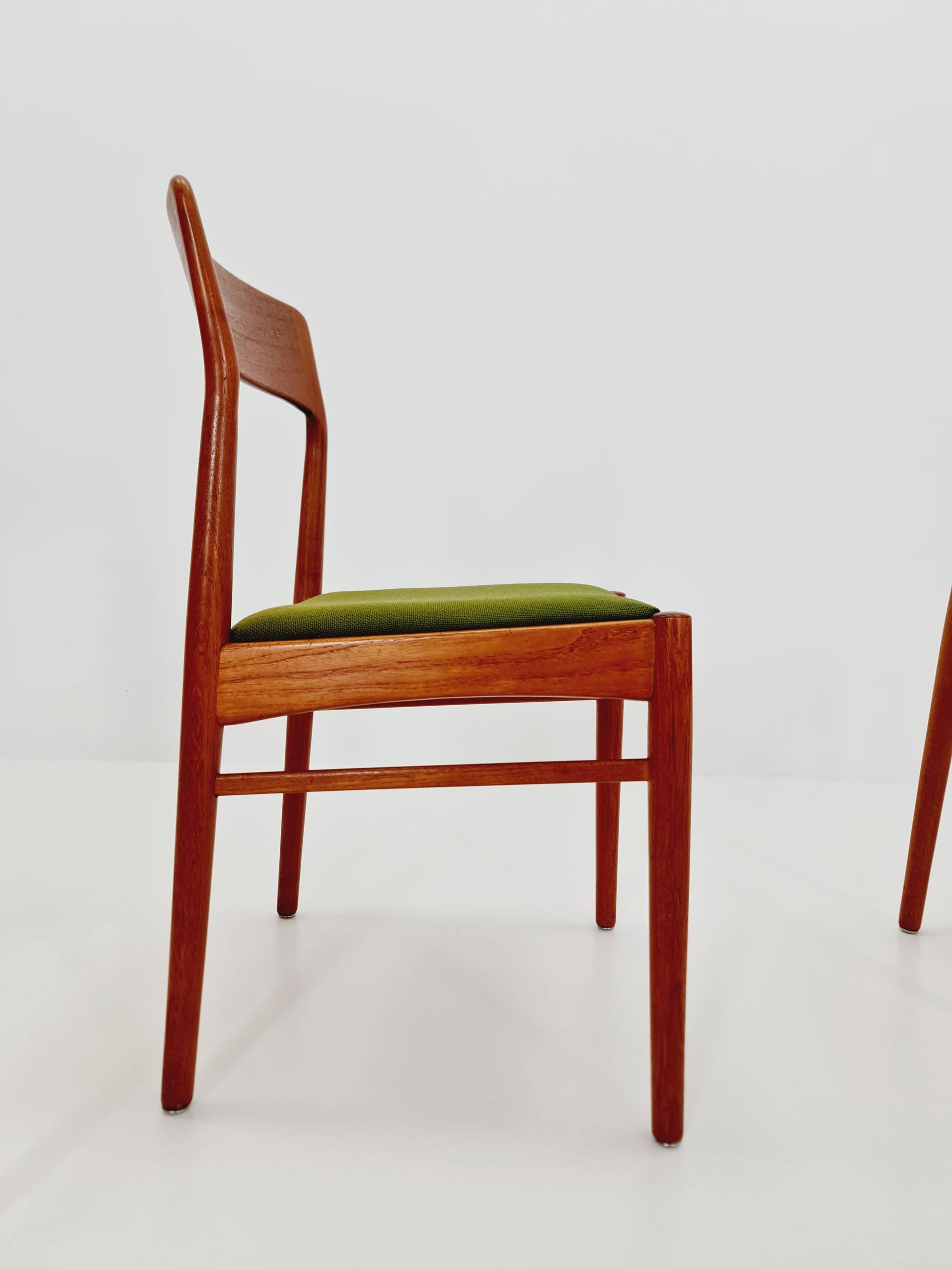 Vintage Danish solid teak dining chairs By Kai Kristiansen for K.S , 1960s, Set of 6