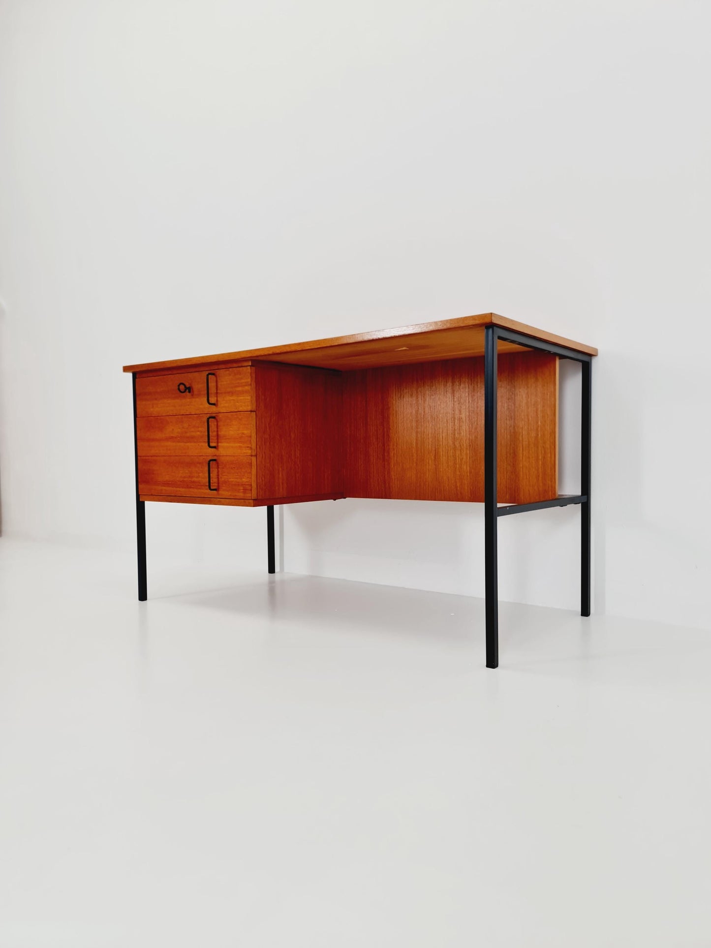 Mid century vintage desk German desk by Günther Renkel for Rego Möbel , 1950s