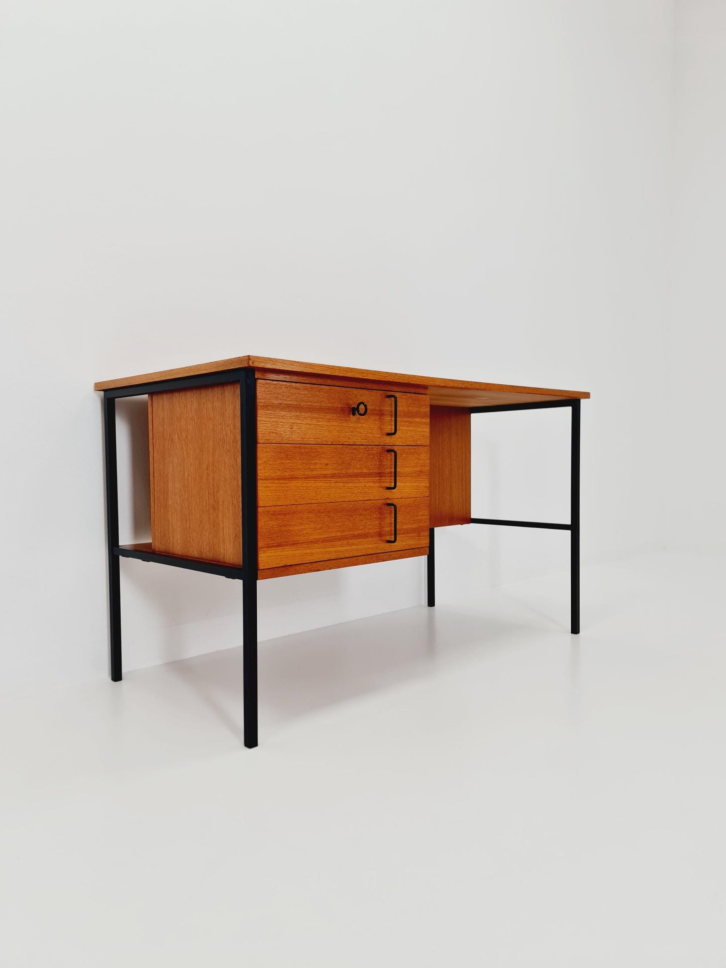 Mid century vintage desk German desk by Günther Renkel for Rego Möbel , 1950s