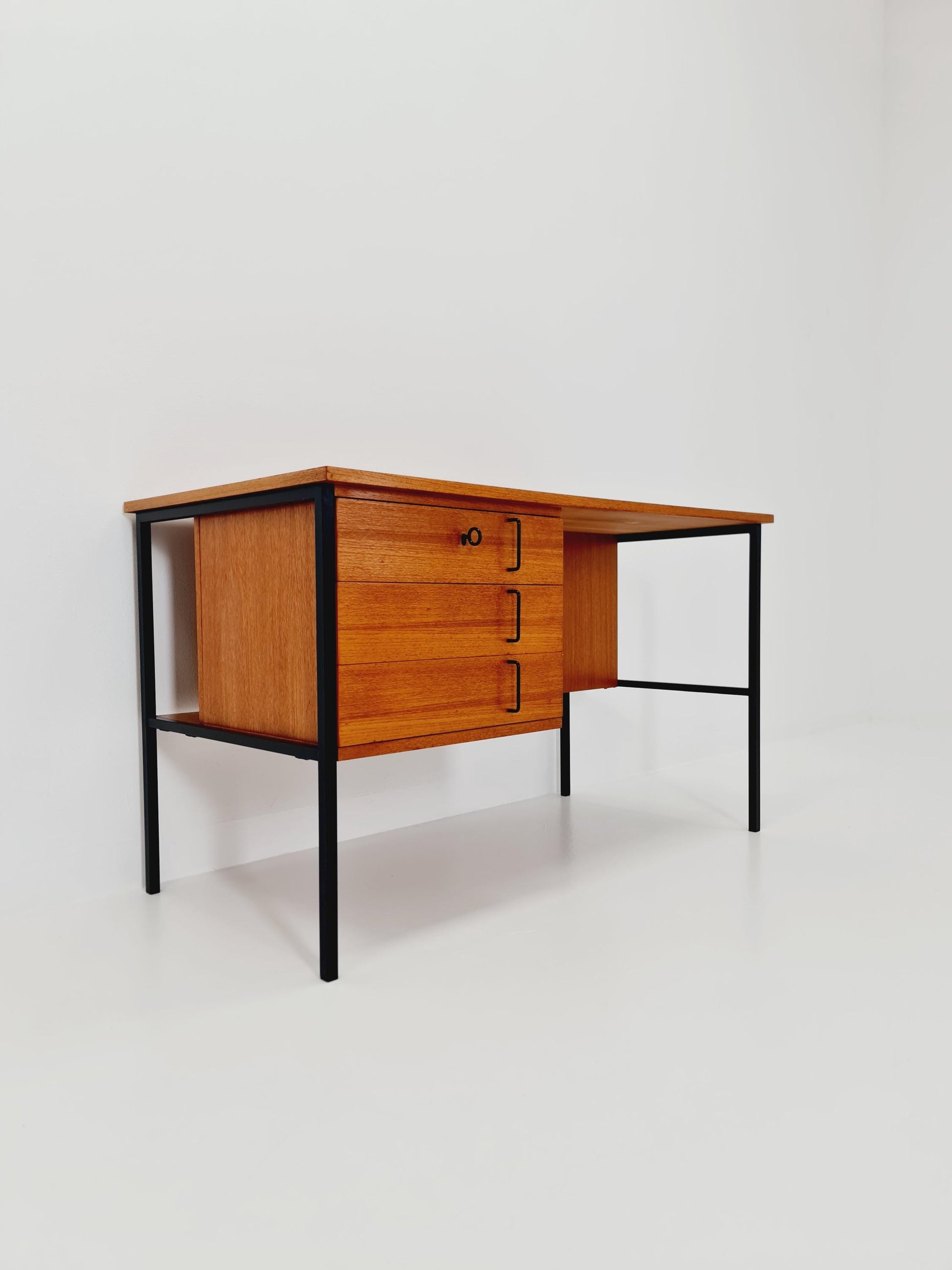 Mid century vintage desk German desk by Günther Renkel for Rego Möbel , 1950s