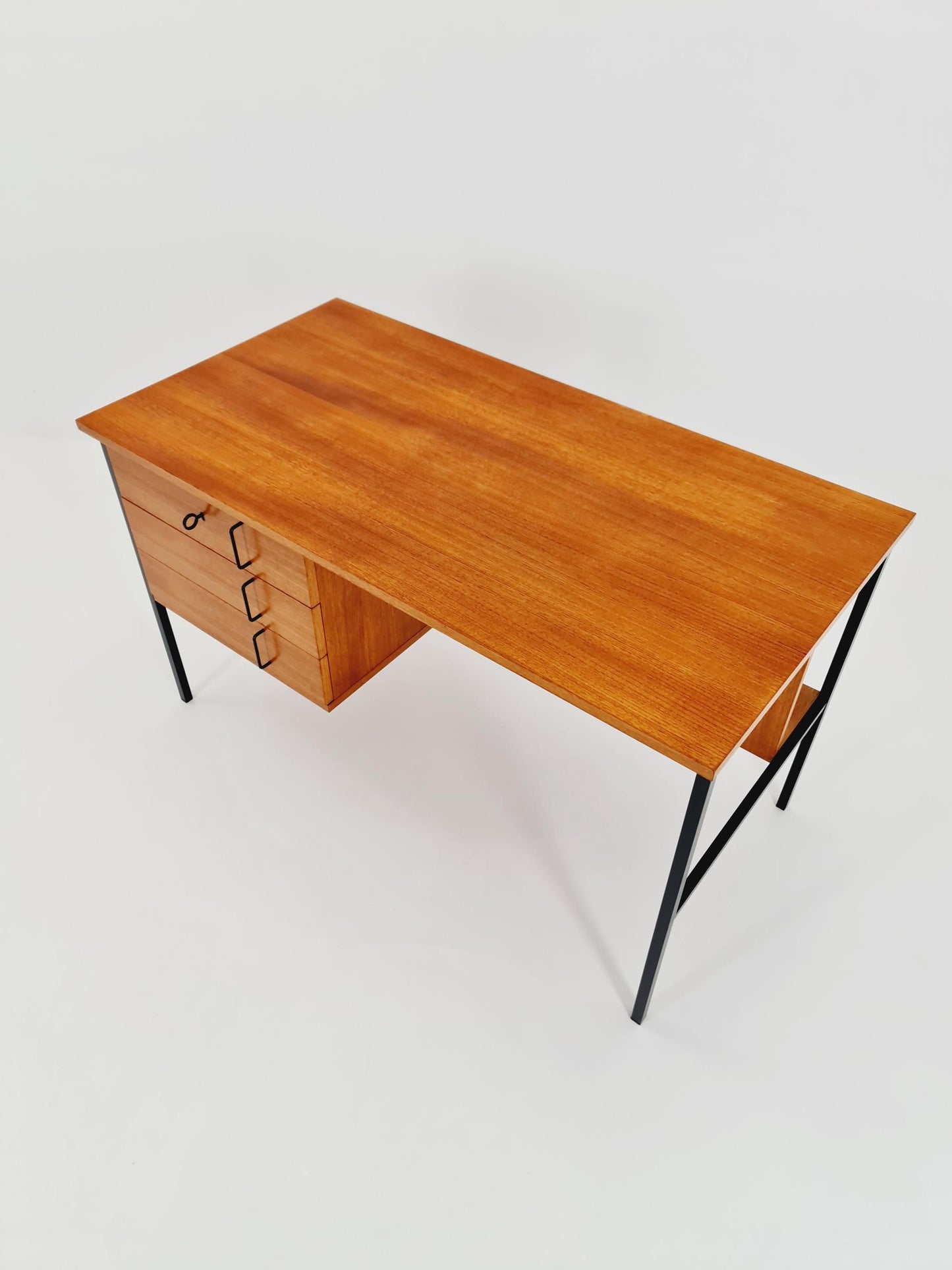 Mid century vintage desk German desk by Günther Renkel for Rego Möbel , 1950s