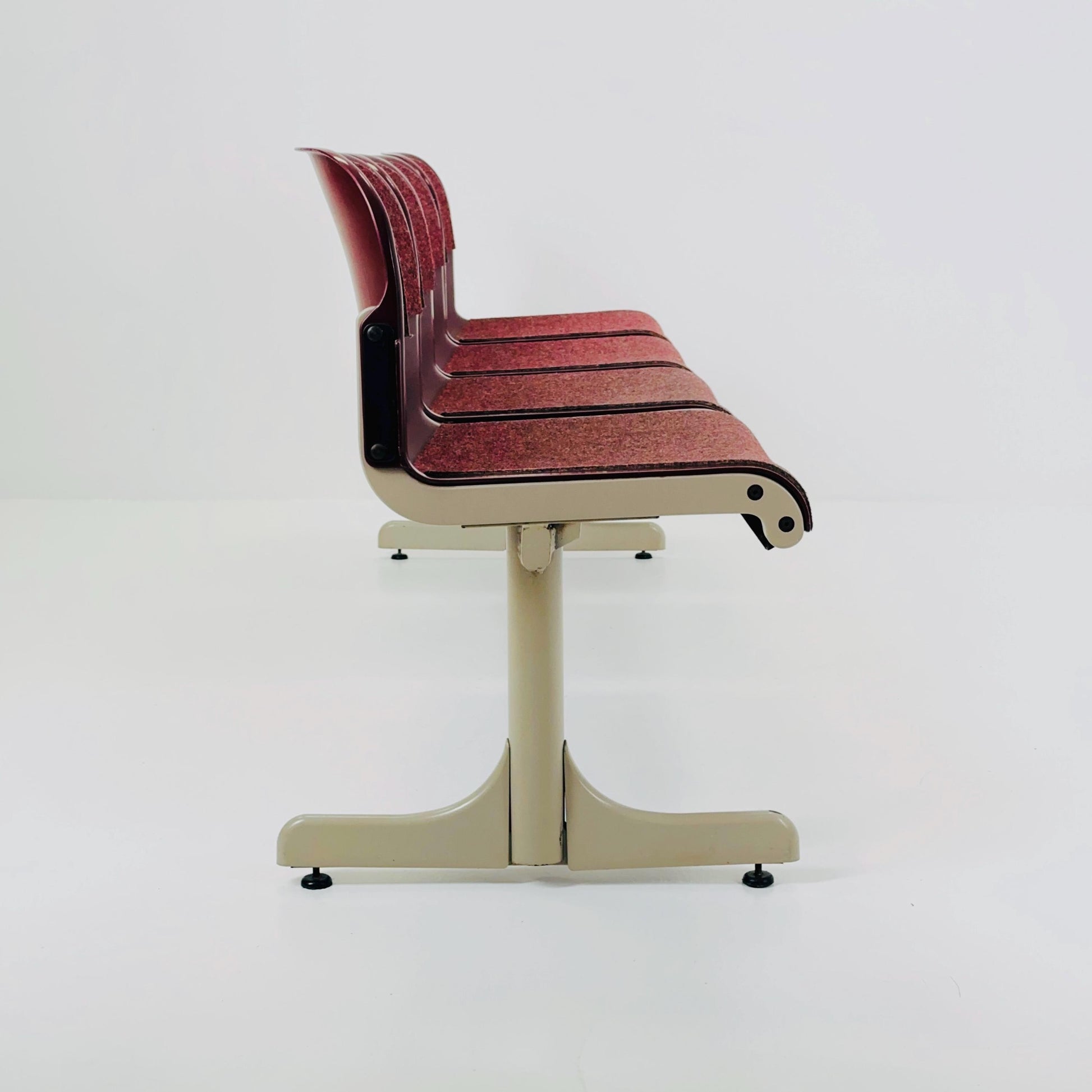 Mid Century Space Age 4-Seat Bench by J.B. Meijer for Kembo, Holland 1990s