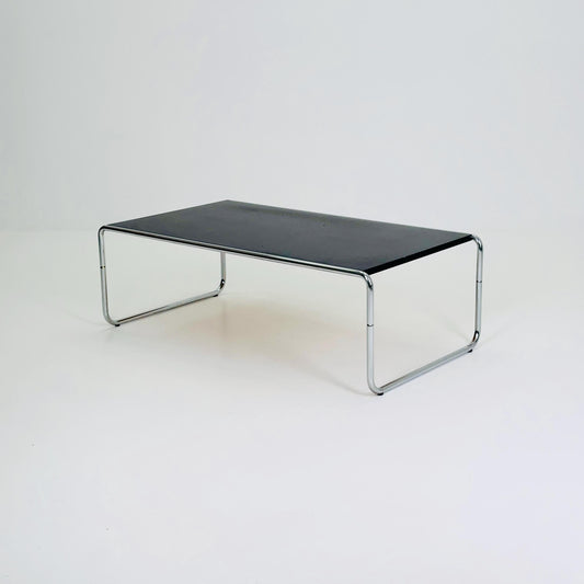Mid century Bauhaus design coffee tables by Marcel Breuer 'Laccio' Italy 1980s