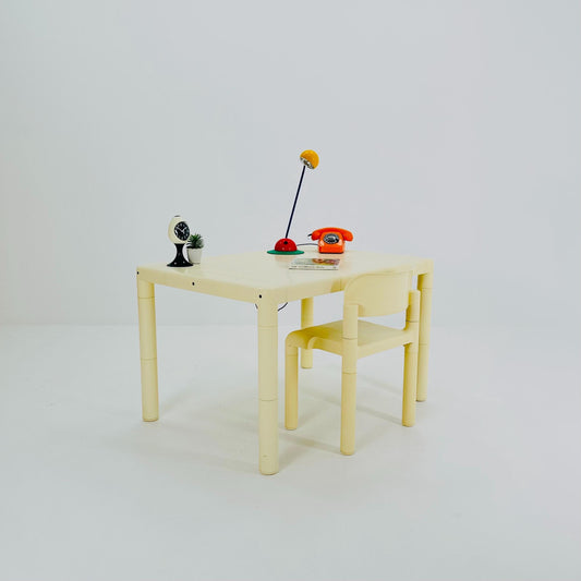 Mid Century Eero Aarnio Space Age Desk Set – Table & Chair by UPO Furniture, Finland 1980s