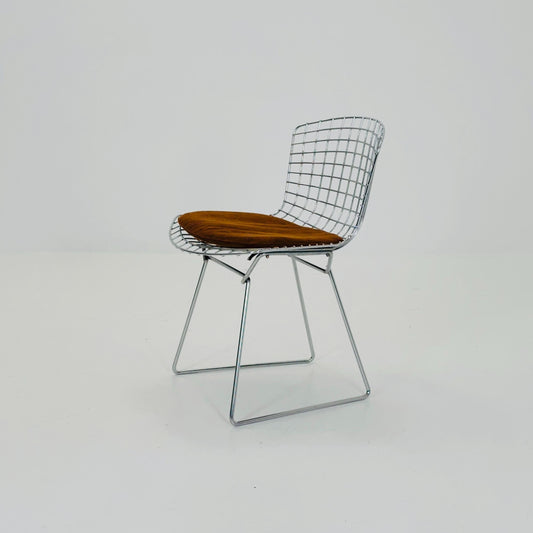 Mid Century Wire Chrom side Chair by Harry Bertoia , 1980s
