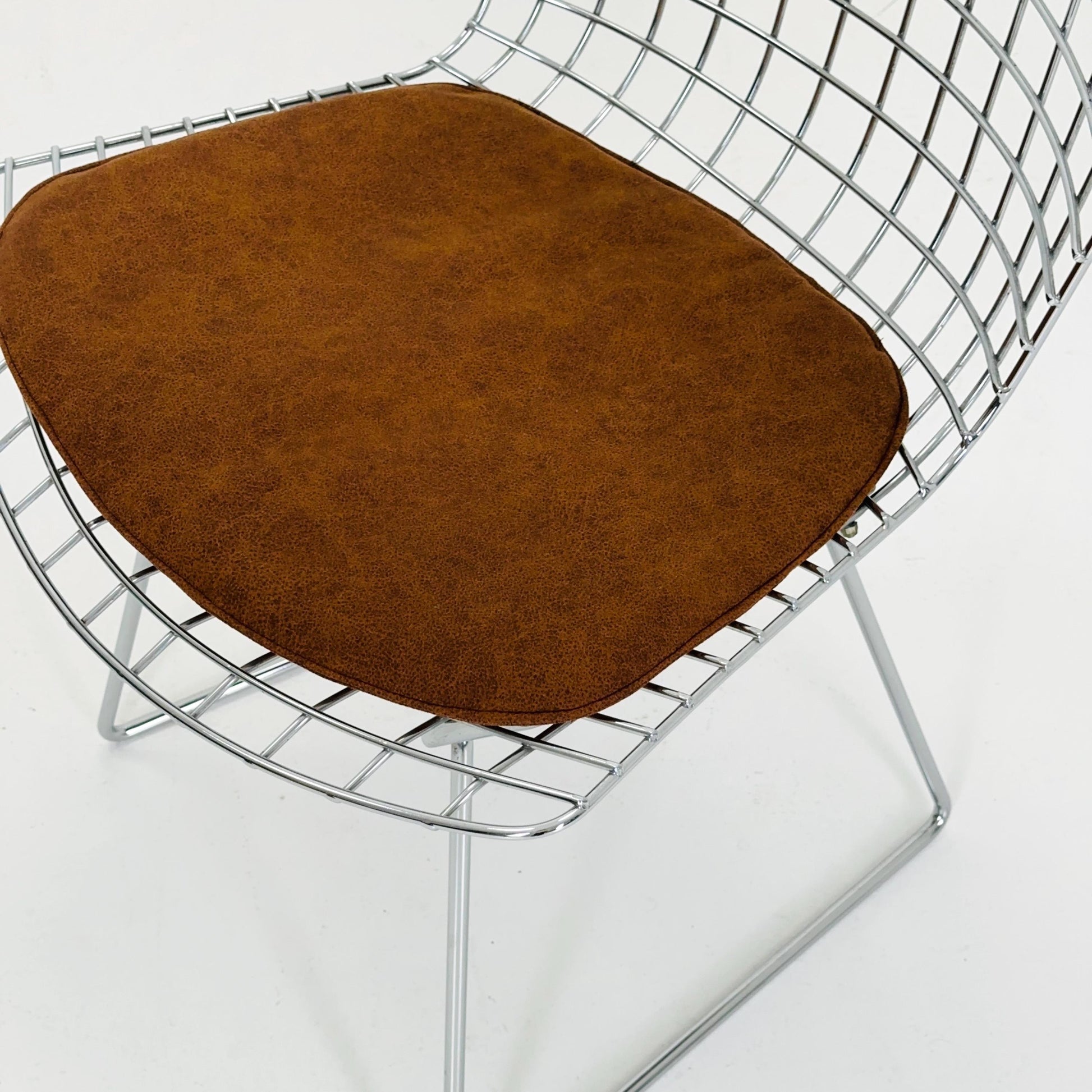 Mid Century Wire Chrom side Chair by Harry Bertoia , 1980s