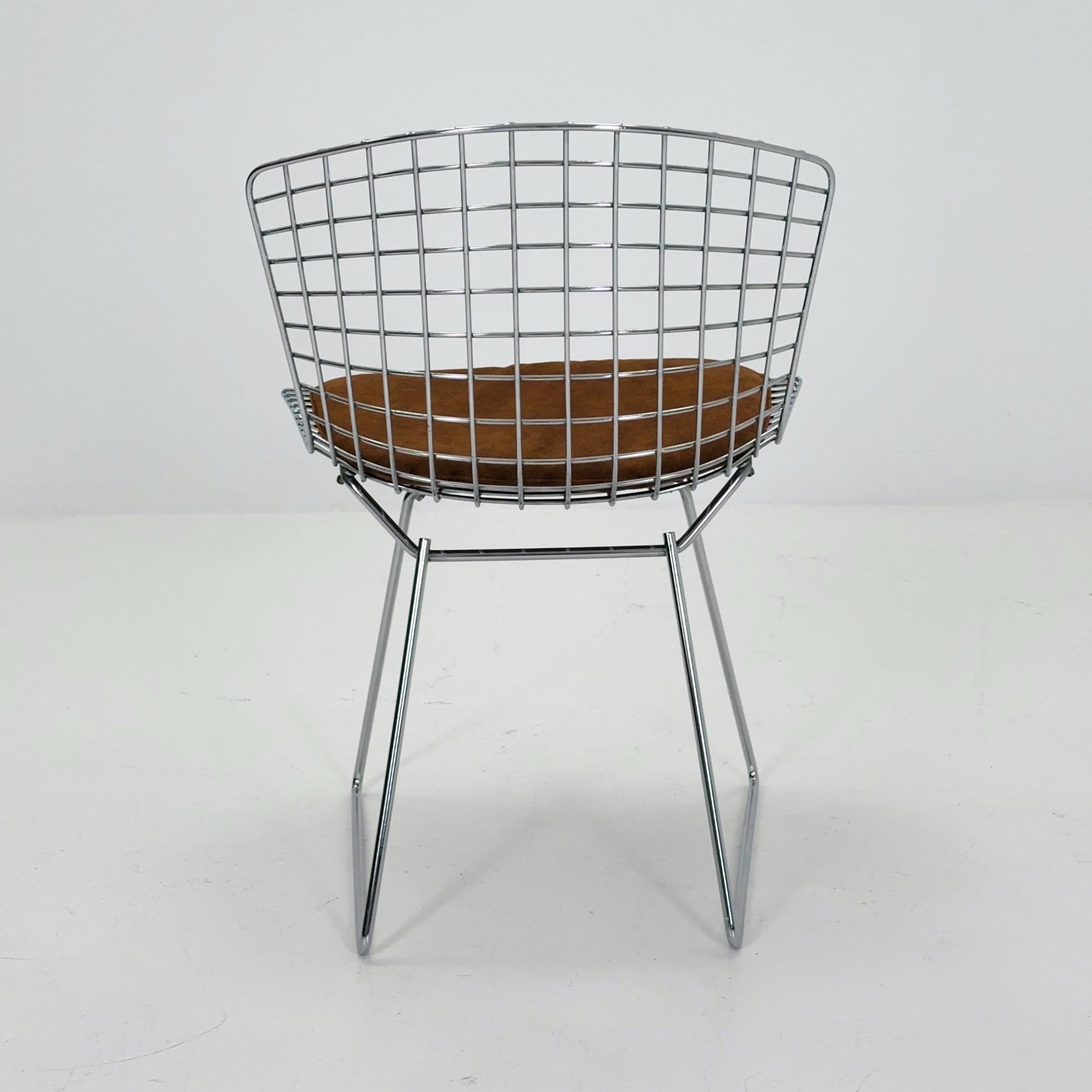 Mid Century Wire Chrom side Chair by Harry Bertoia , 1980s