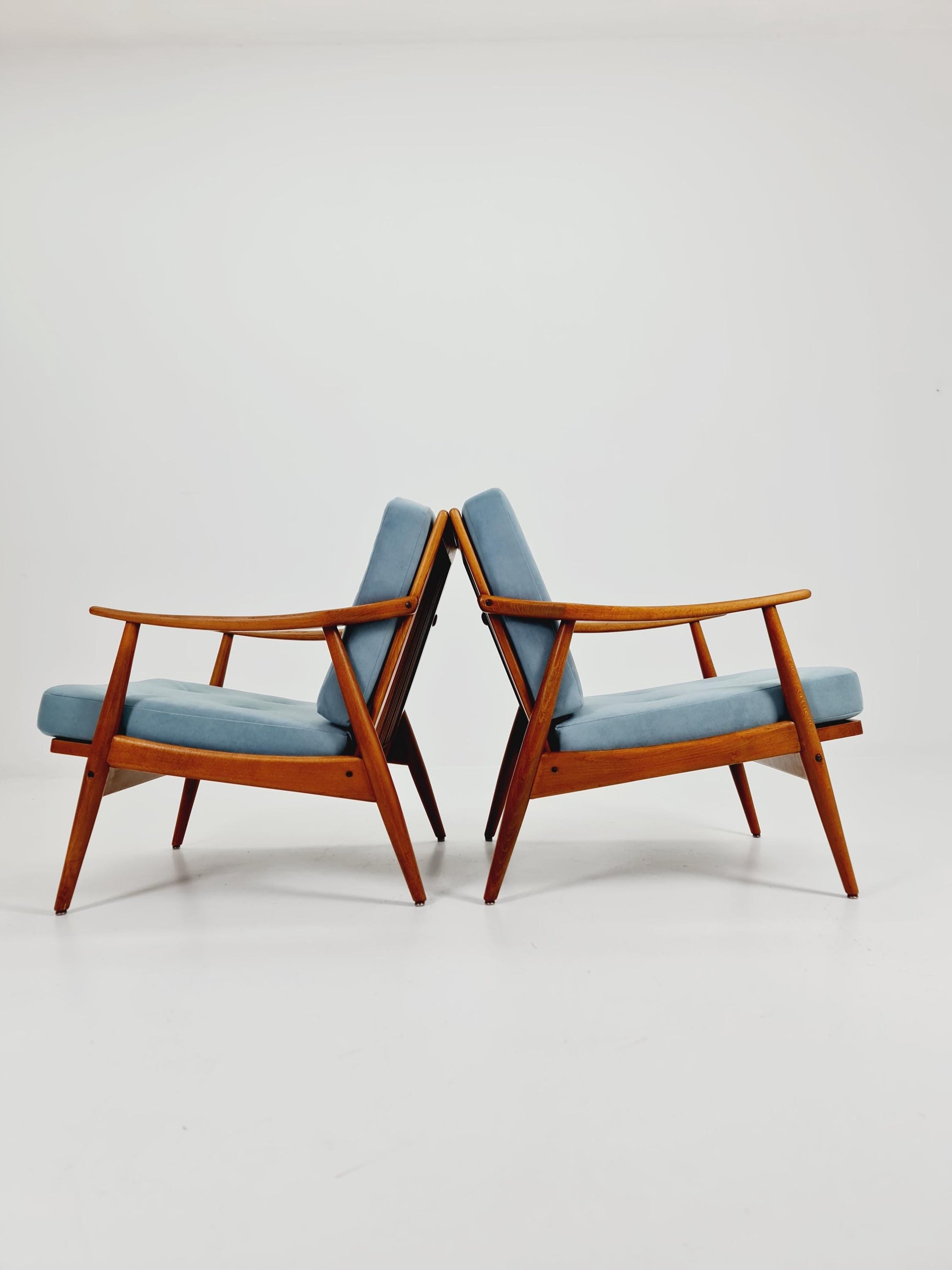 Mid-century pair of German lounge armchair, 1960s