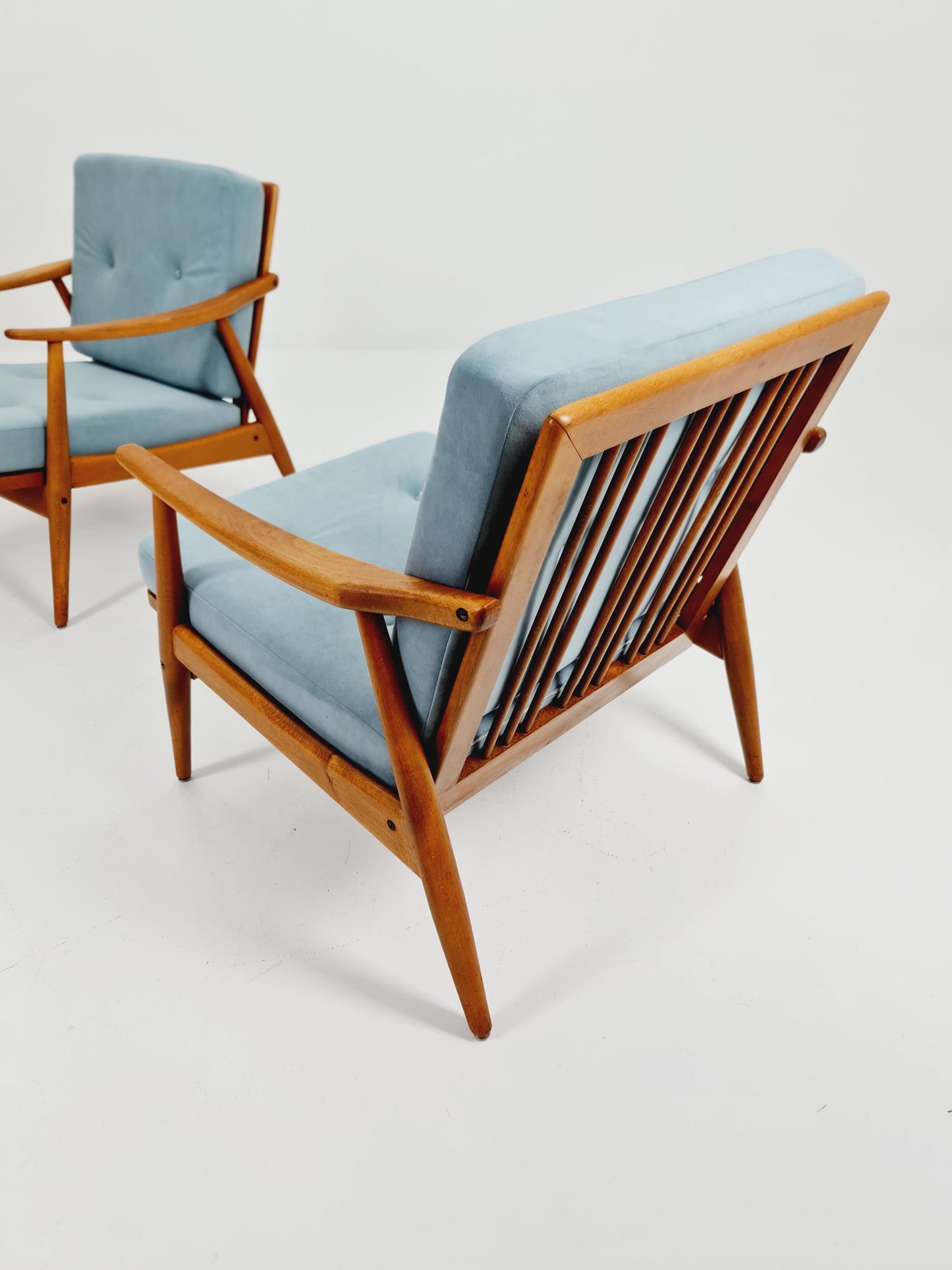 Mid-century pair of German lounge armchair, 1960s