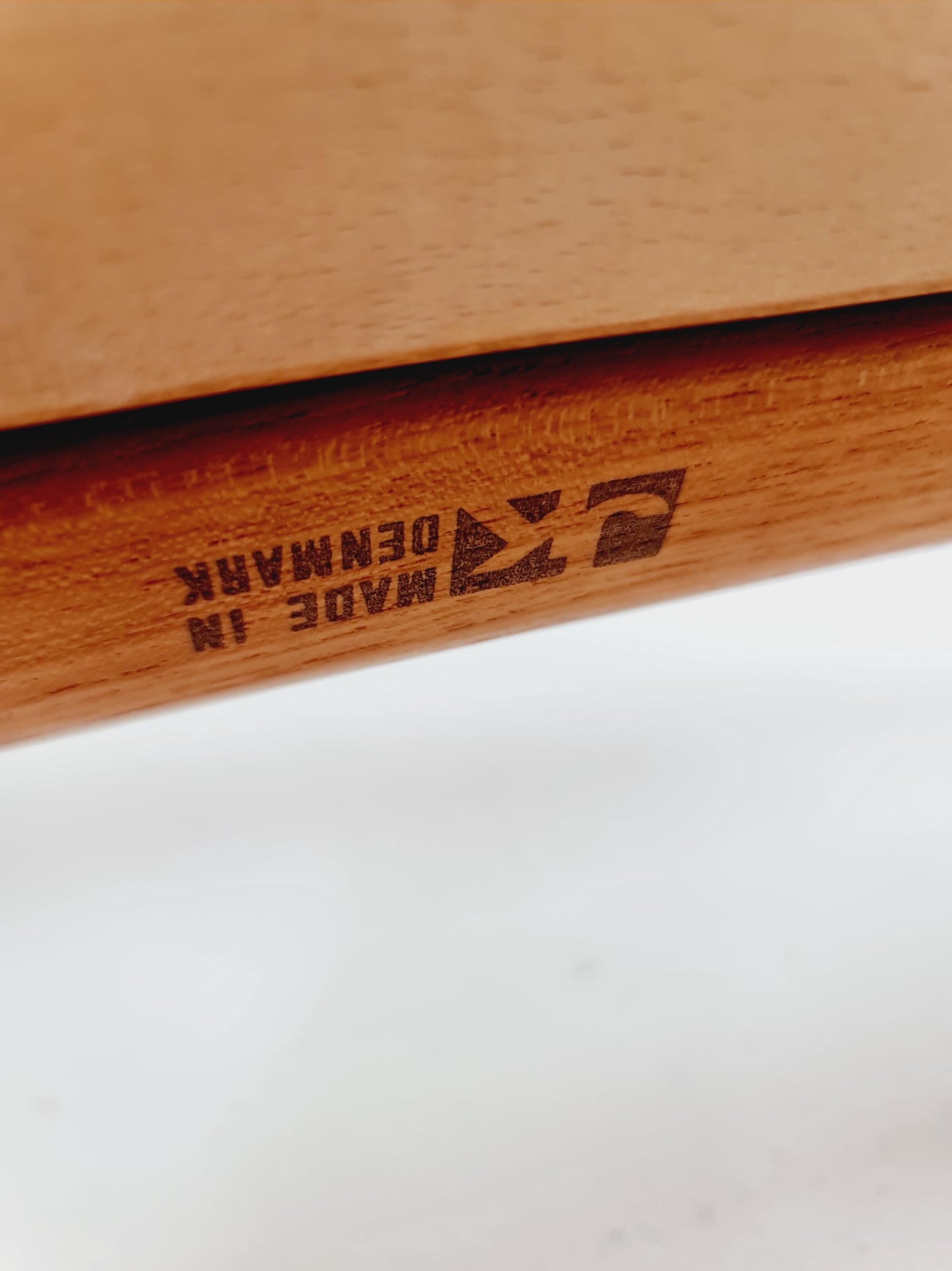 Mid-century Rare Danish Solid teak lounge chair with ottoman by Jens-Juul Christensen For JK Denmark 1960s