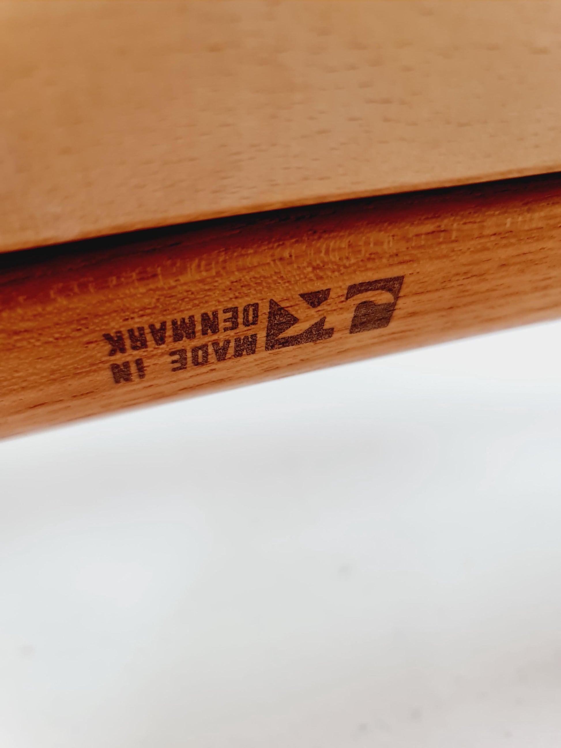 Mid-century Rare Danish Solid teak lounge chair with ottoman by Jens-Juul Christensen For JK Denmark 1960s