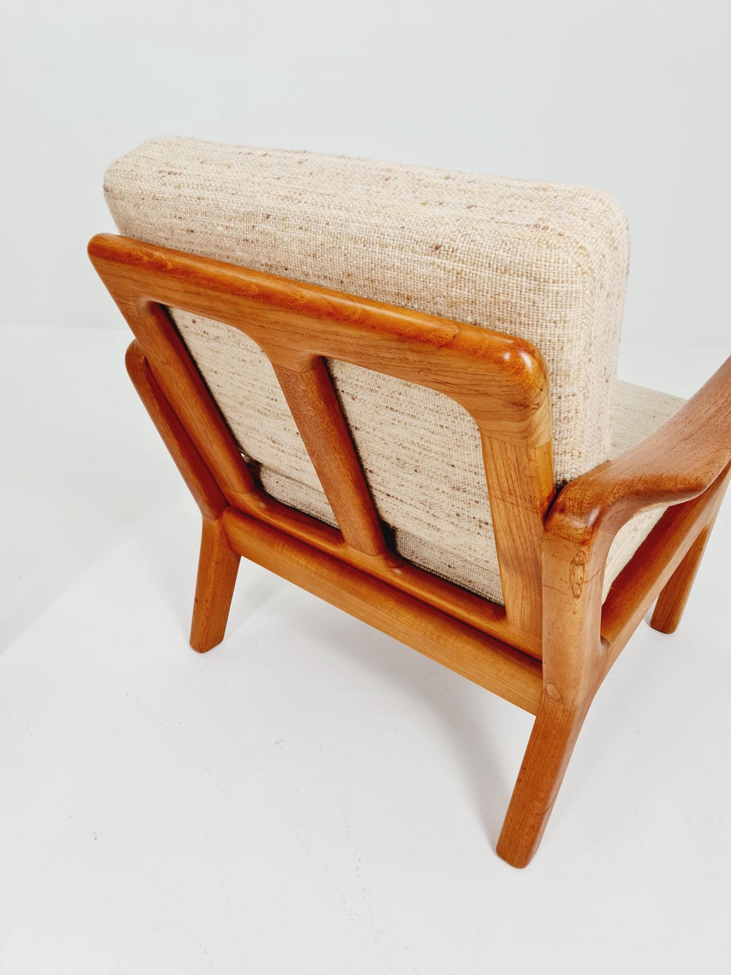 Mid century Danish easy lounge chairs by Juul Kristensen , 1970s, Set of 2