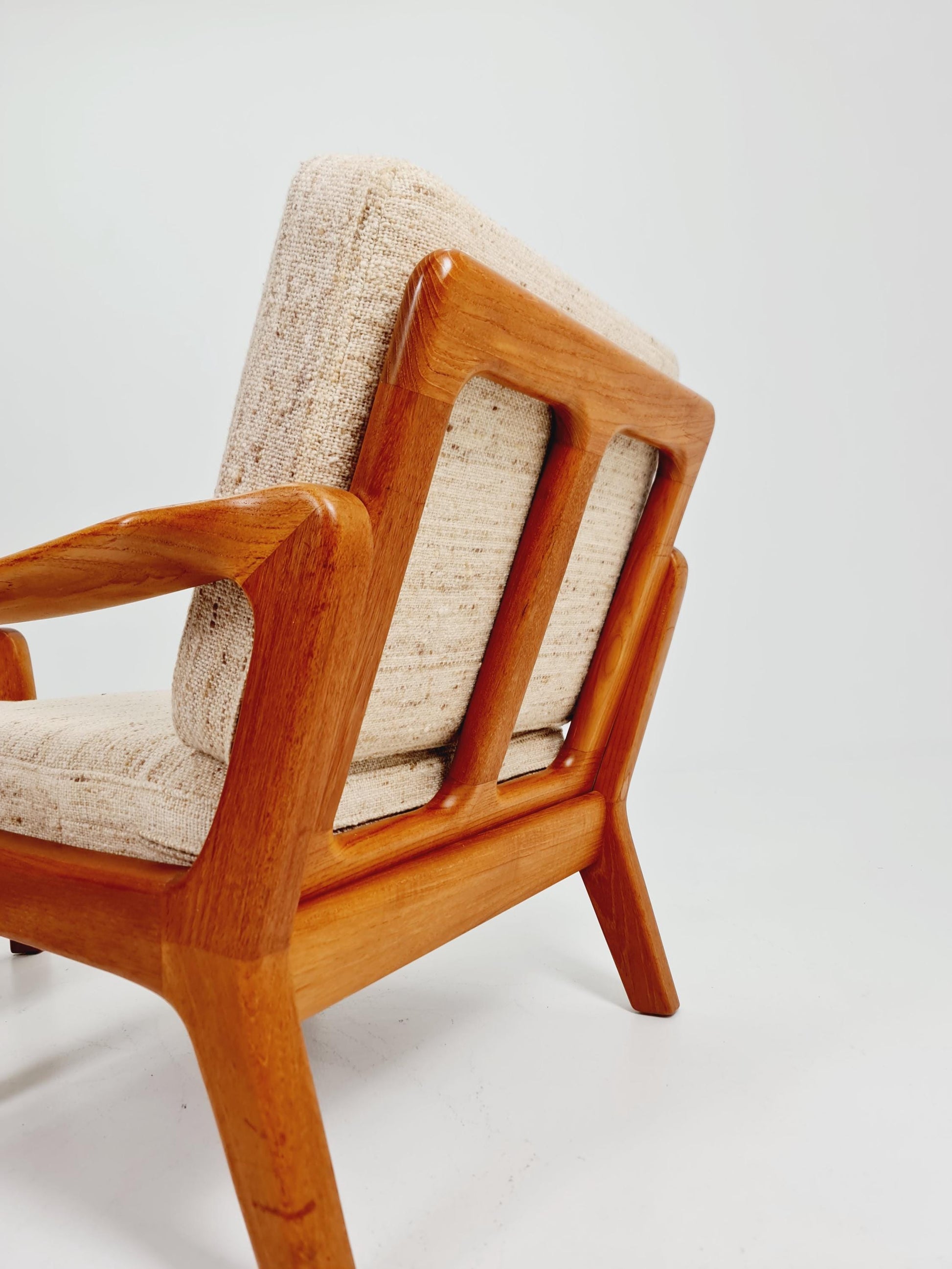 Mid century Danish easy lounge chairs by Juul Kristensen , 1970s, Set of 2