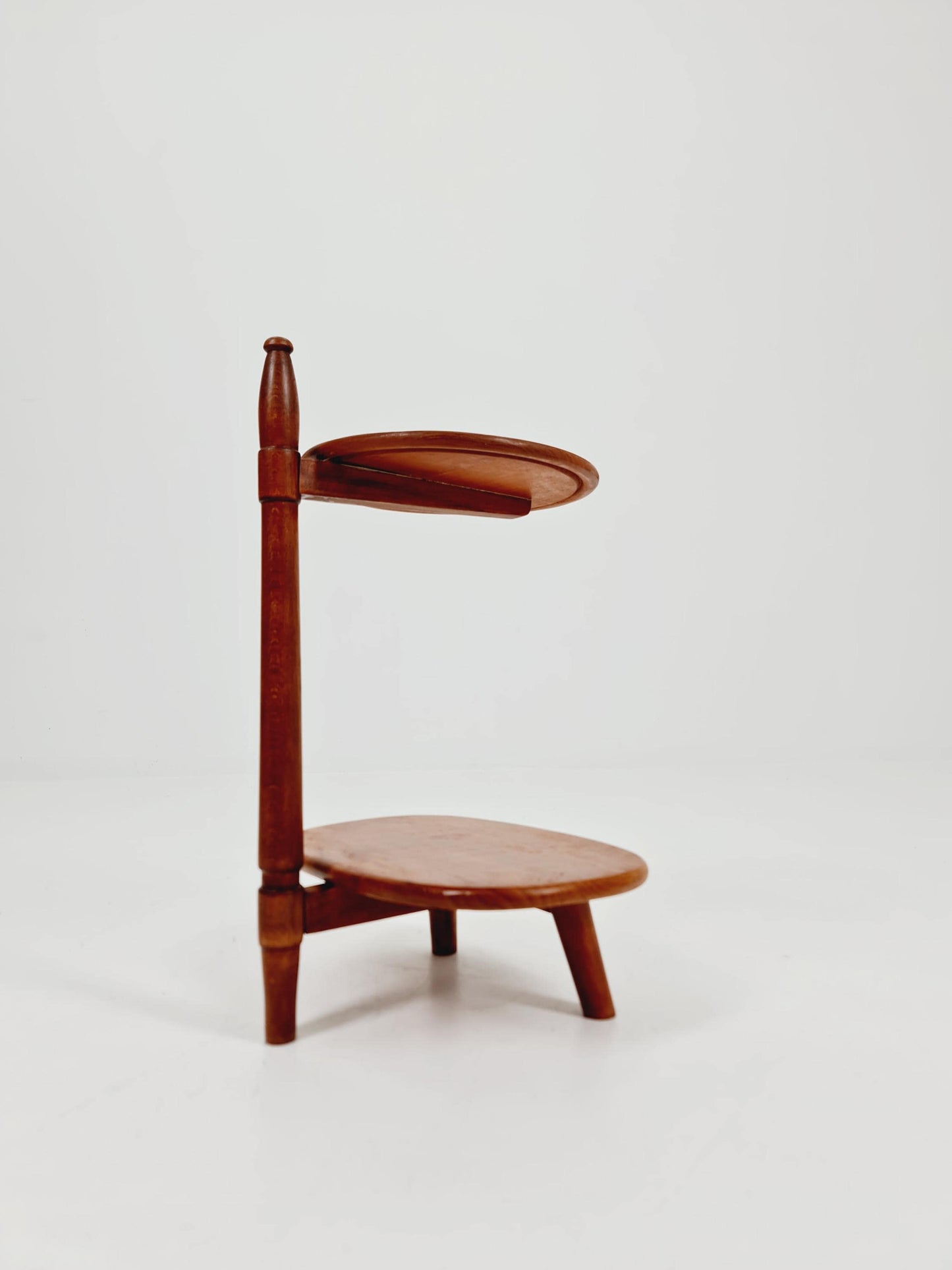 Vintage solid teak plant stand Denmark 1960