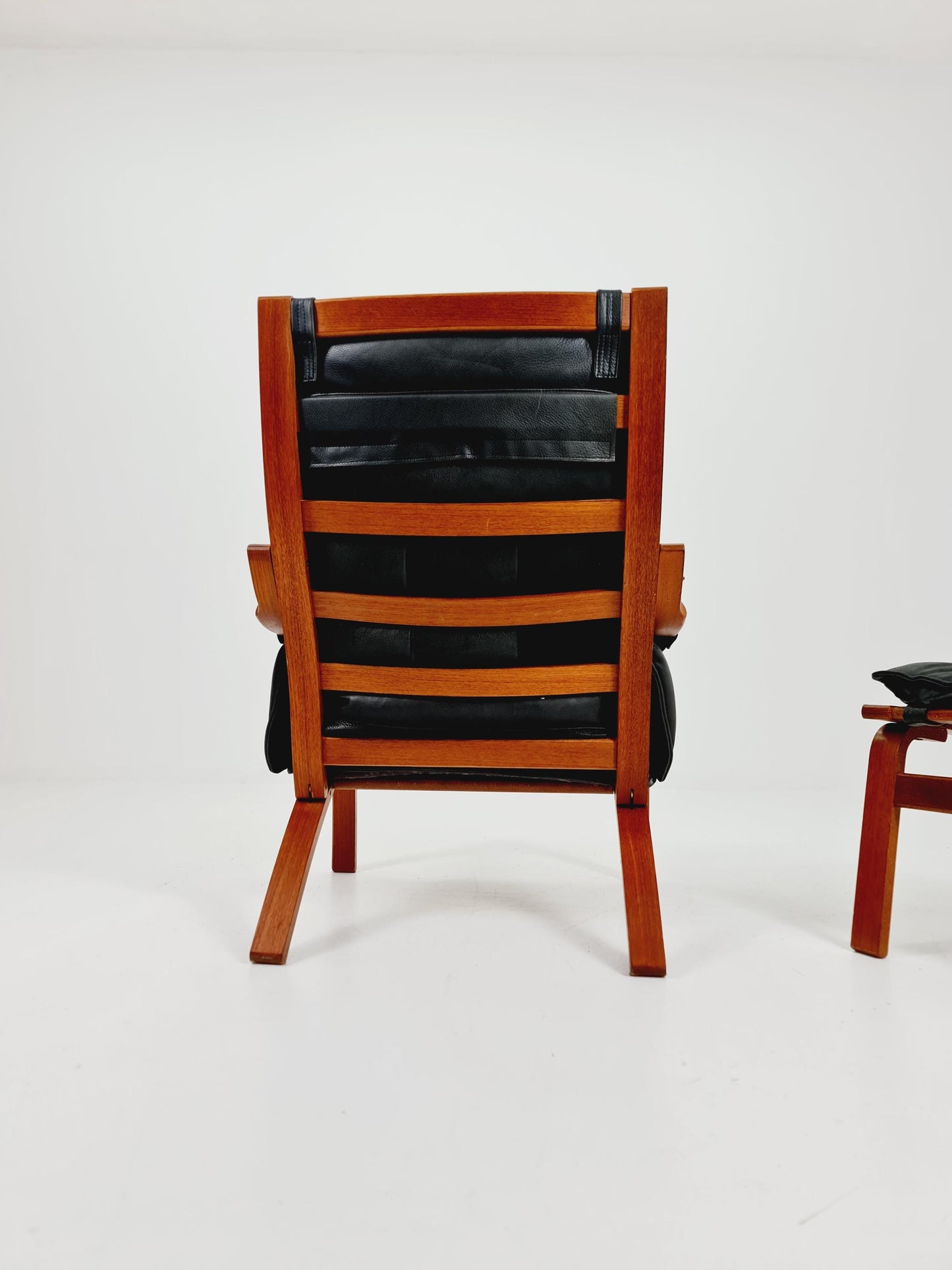 Mid century Armchair and foot stool By Swedese 1960