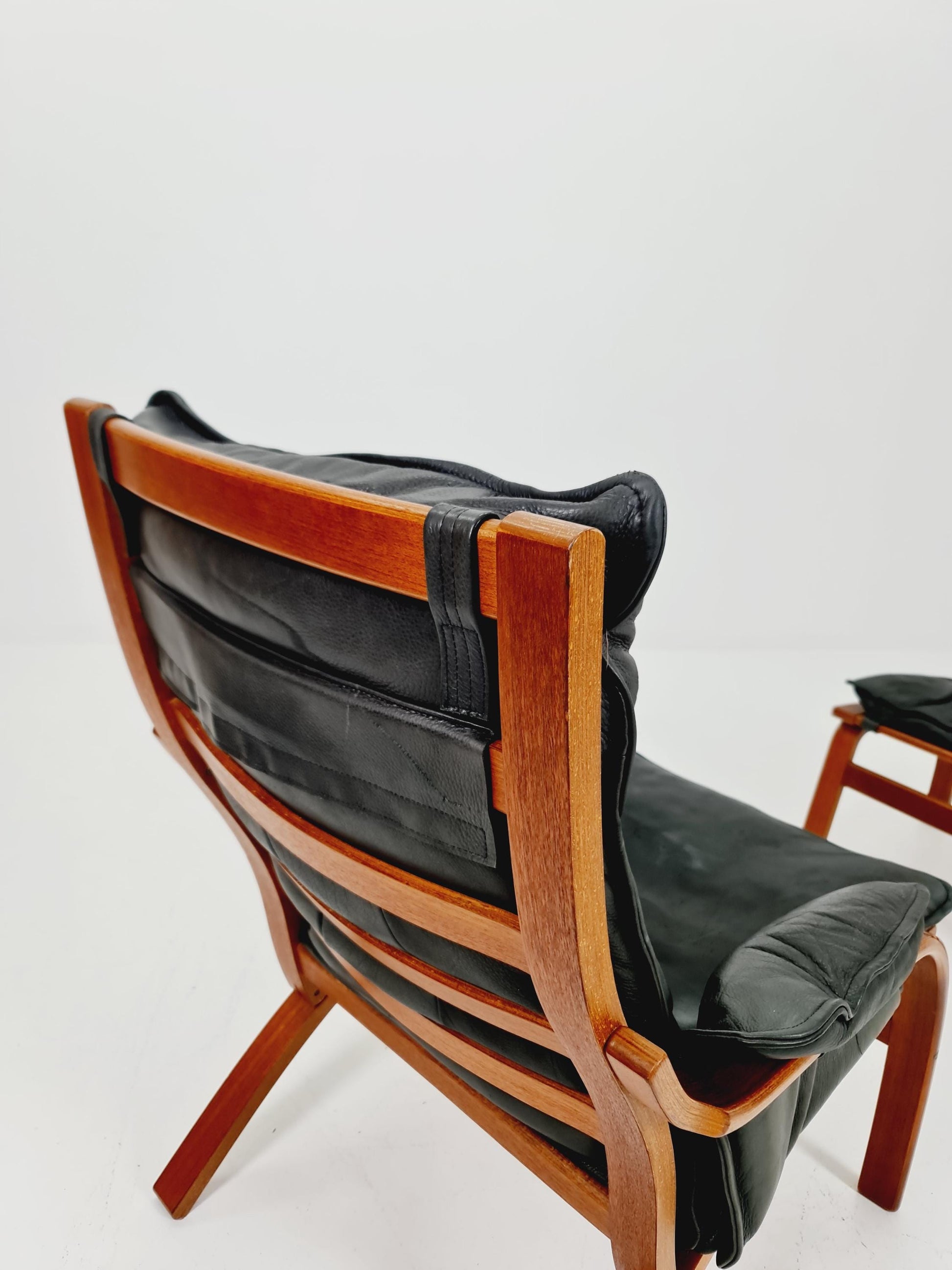 Mid century Armchair and foot stool By Swedese 1960