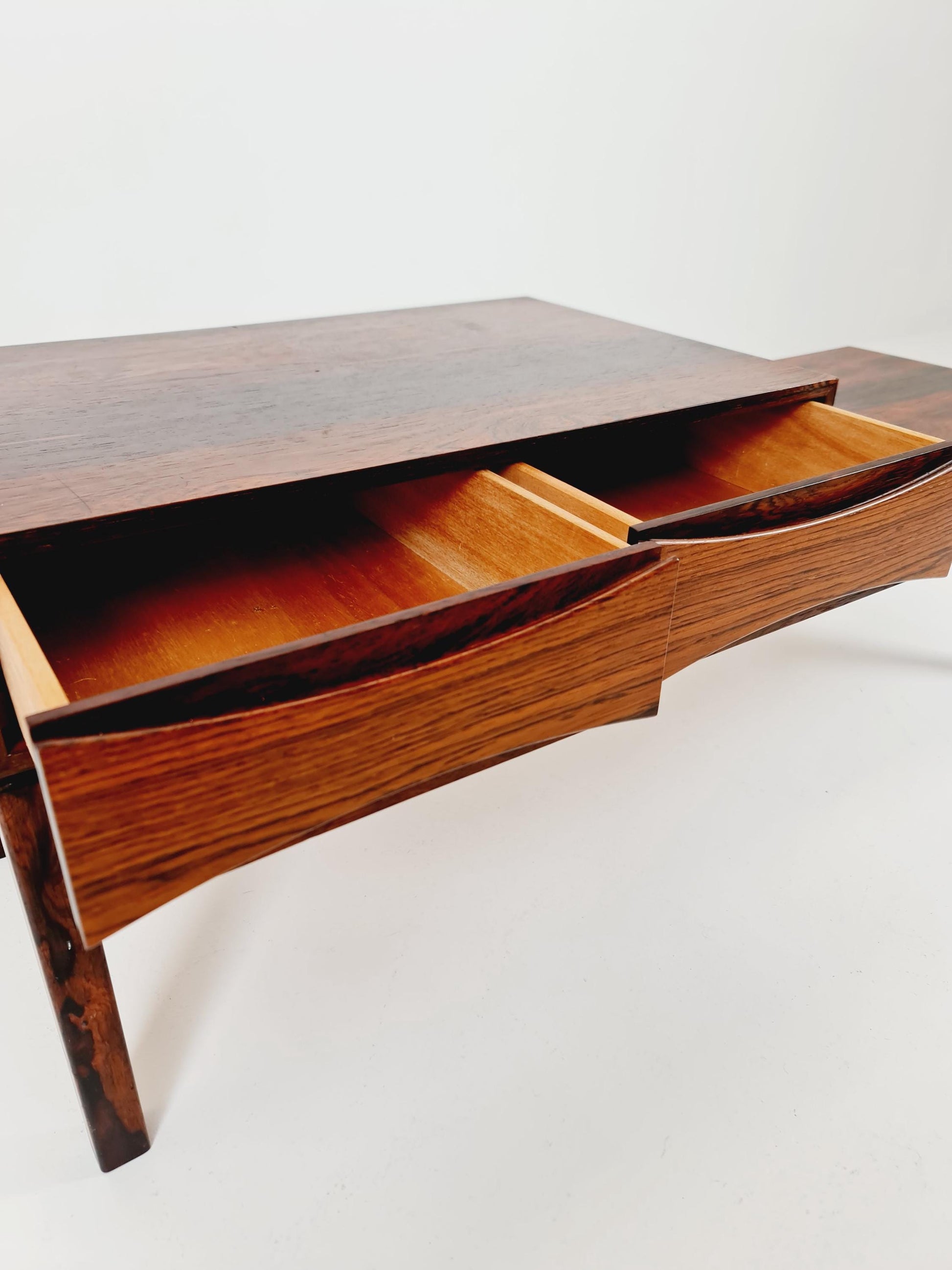 Danish teak & Rosewood telefon table/ hallway table Wards Ateljer AB Denmark, 1960s