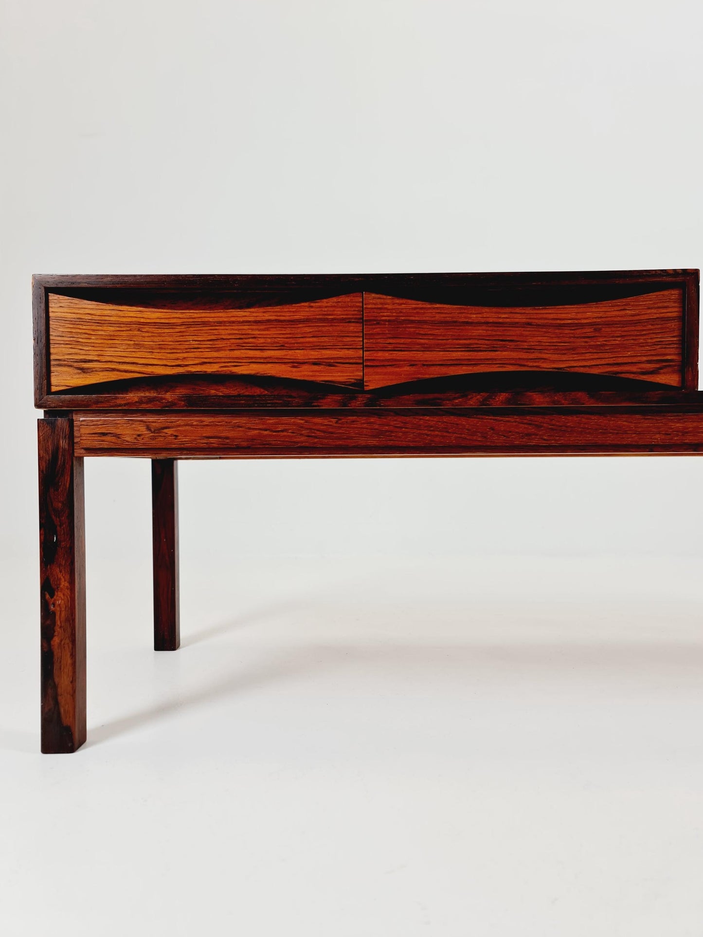 Danish teak & Rosewood telefon table/ hallway table Wards Ateljer AB Denmark, 1960s