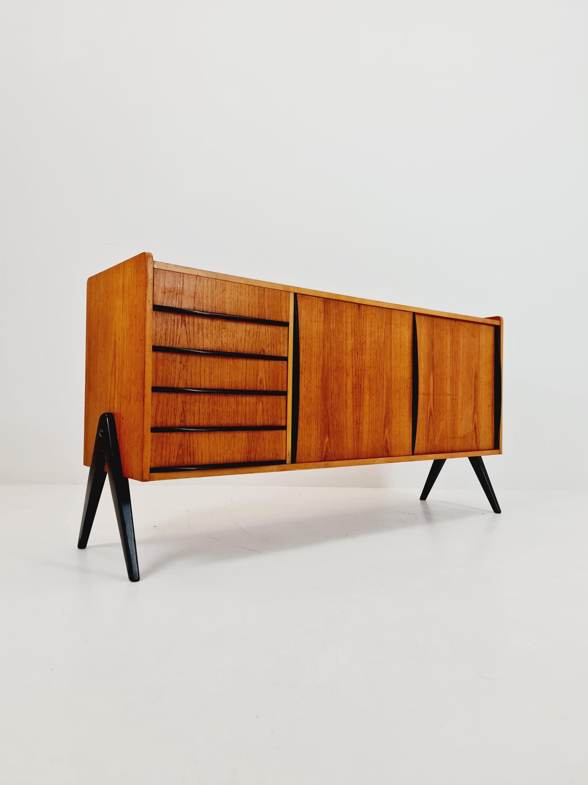 Rare Mid century Swedish Teak Sideboard by Bengt Ruda for Nordiska Kompaniet , 1960s
