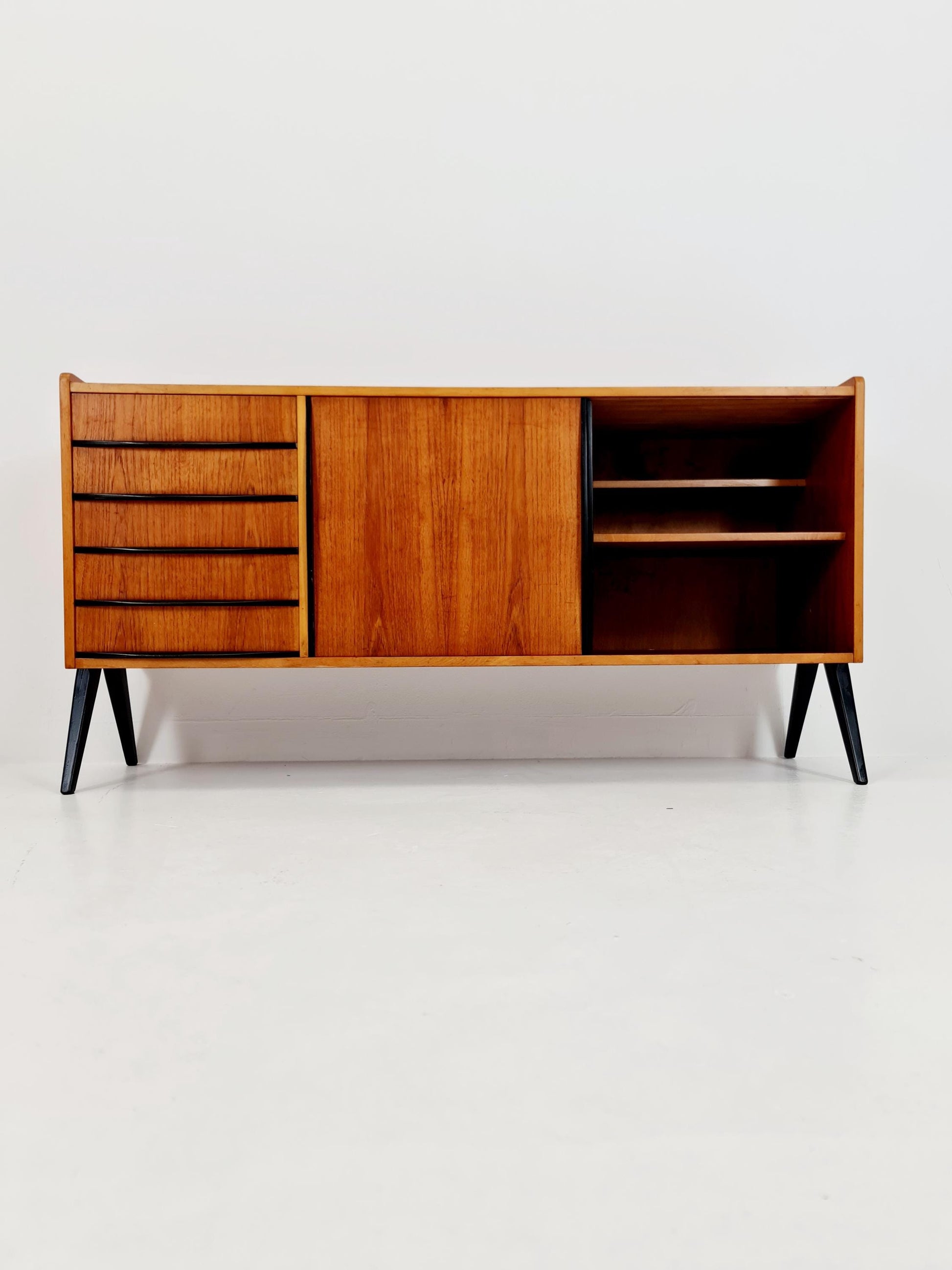 Rare Mid century Swedish Teak Sideboard by Bengt Ruda for Nordiska Kompaniet , 1960s