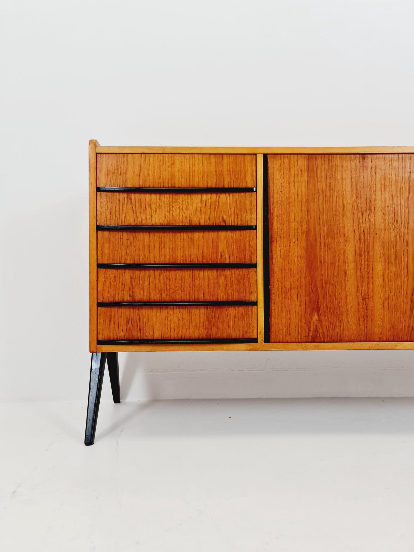 Rare Mid century Swedish Teak Sideboard by Bengt Ruda for Nordiska Kompaniet , 1960s