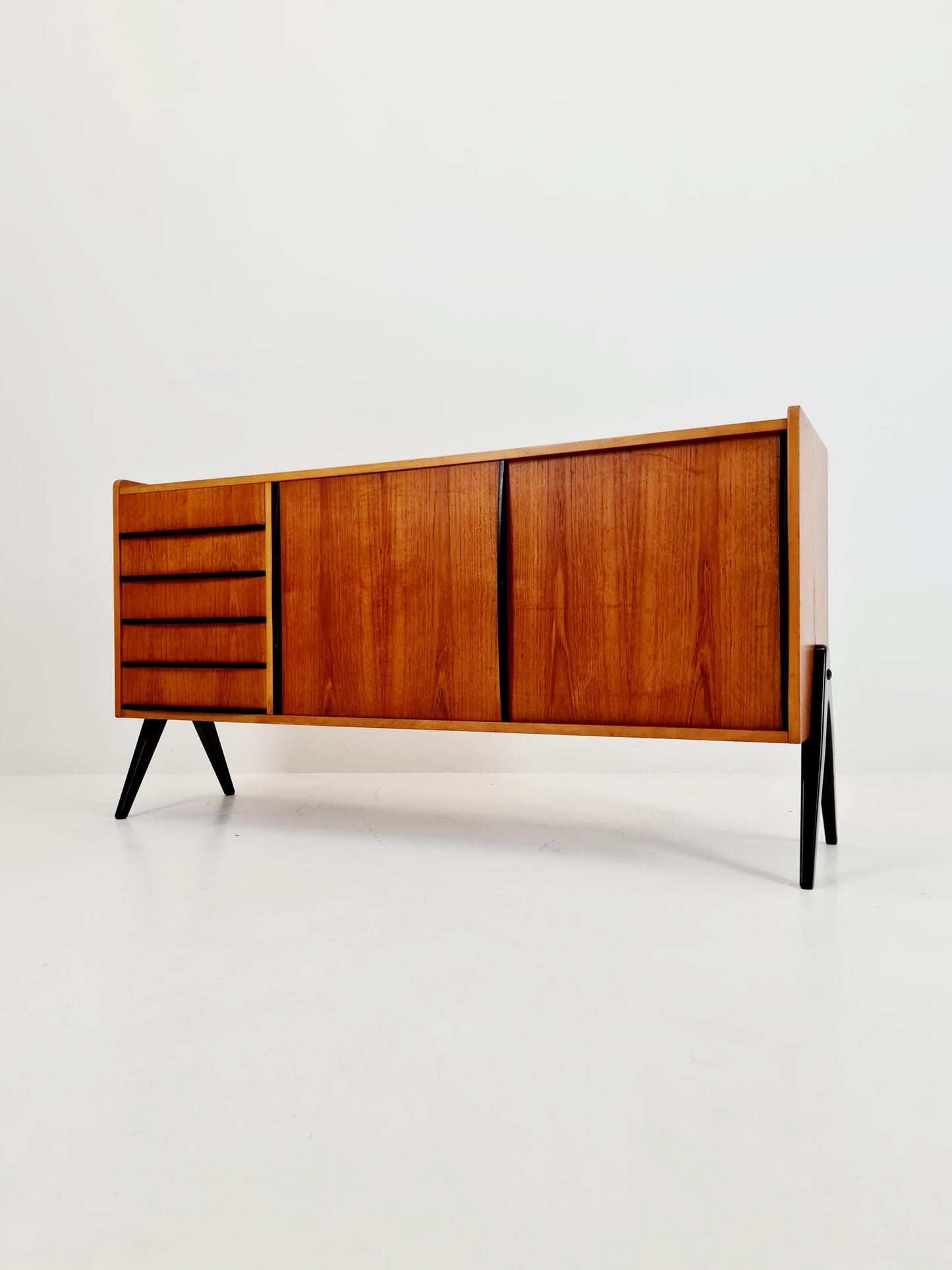 Rare Mid century Swedish Teak Sideboard by Bengt Ruda for Nordiska Kompaniet , 1960s