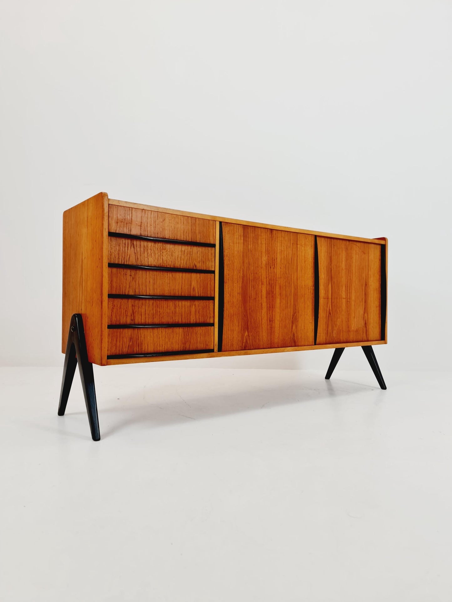 Rare Mid century Swedish Teak Sideboard by Bengt Ruda for Nordiska Kompaniet , 1960s