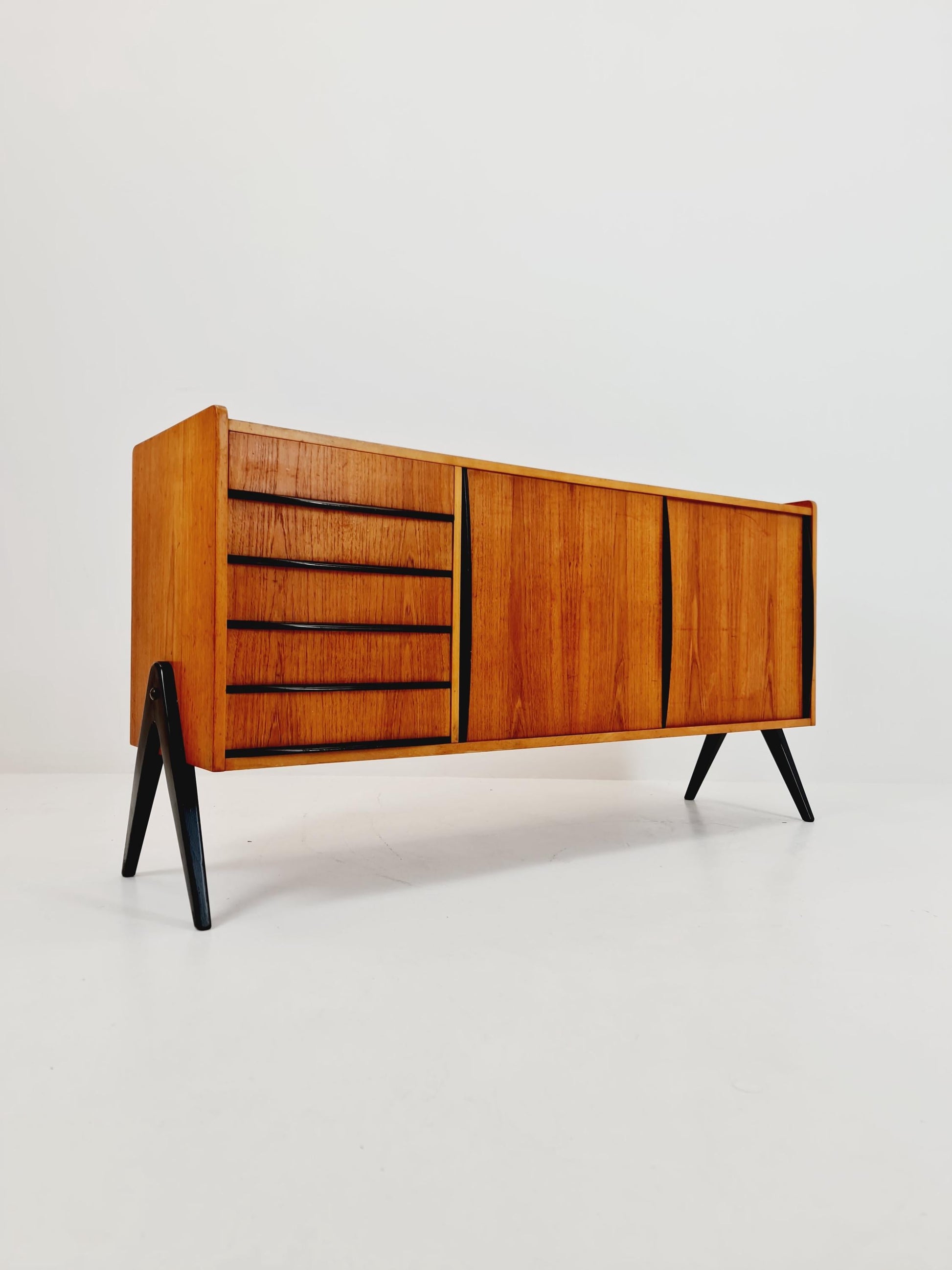Rare Mid century Swedish Teak Sideboard by Bengt Ruda for Nordiska Kompaniet , 1960s
