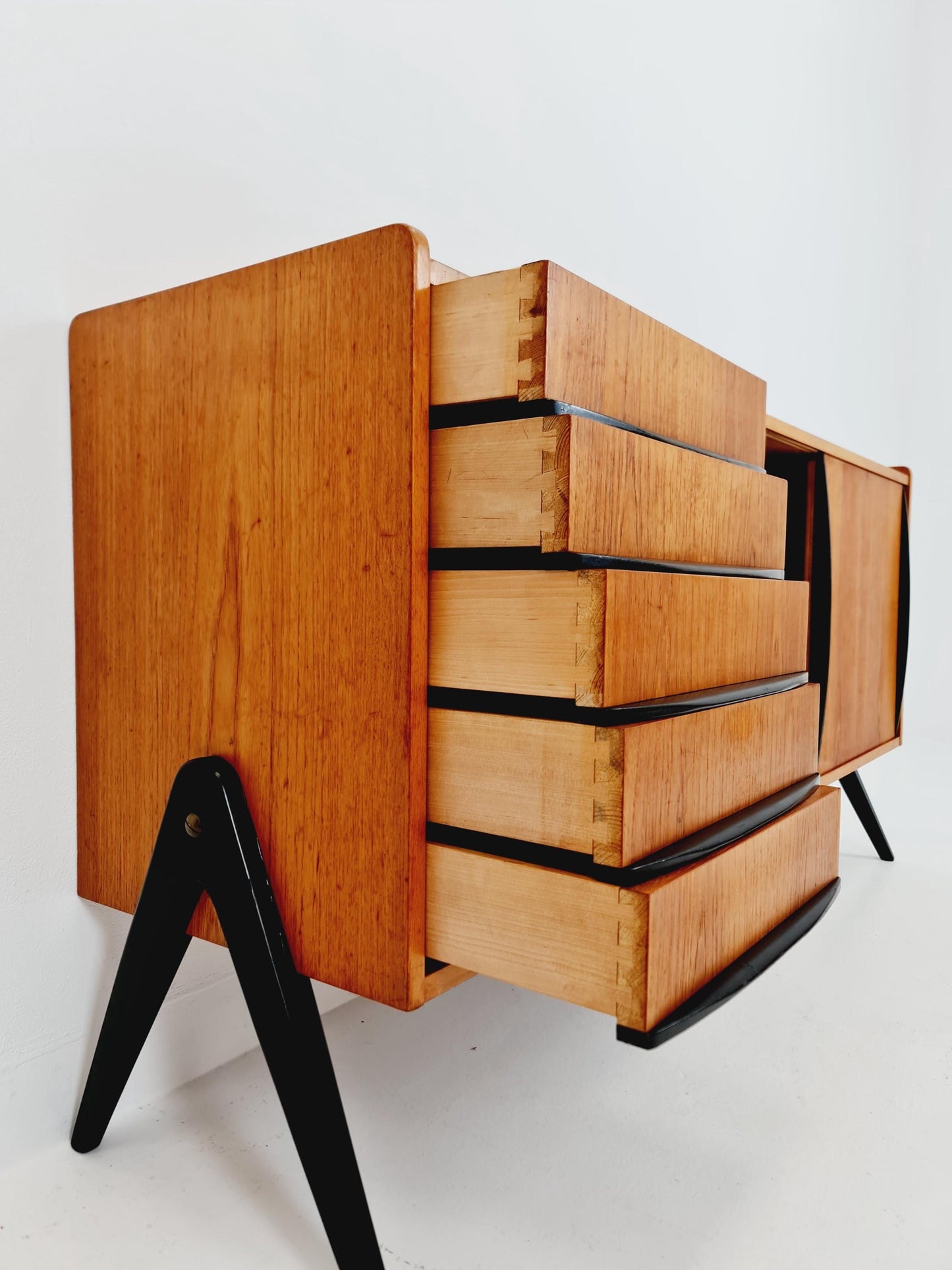 Rare Mid century Swedish Teak Sideboard by Bengt Ruda for Nordiska Kompaniet , 1960s
