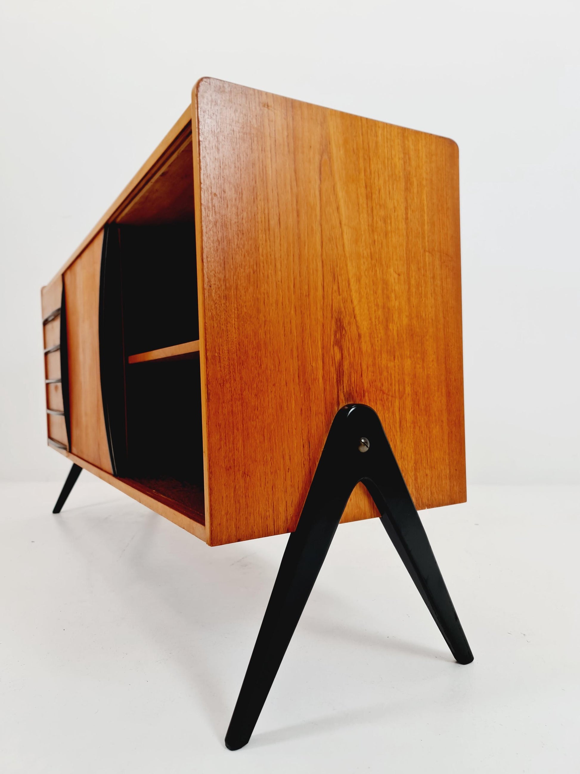 Rare Mid century Swedish Teak Sideboard by Bengt Ruda for Nordiska Kompaniet , 1960s