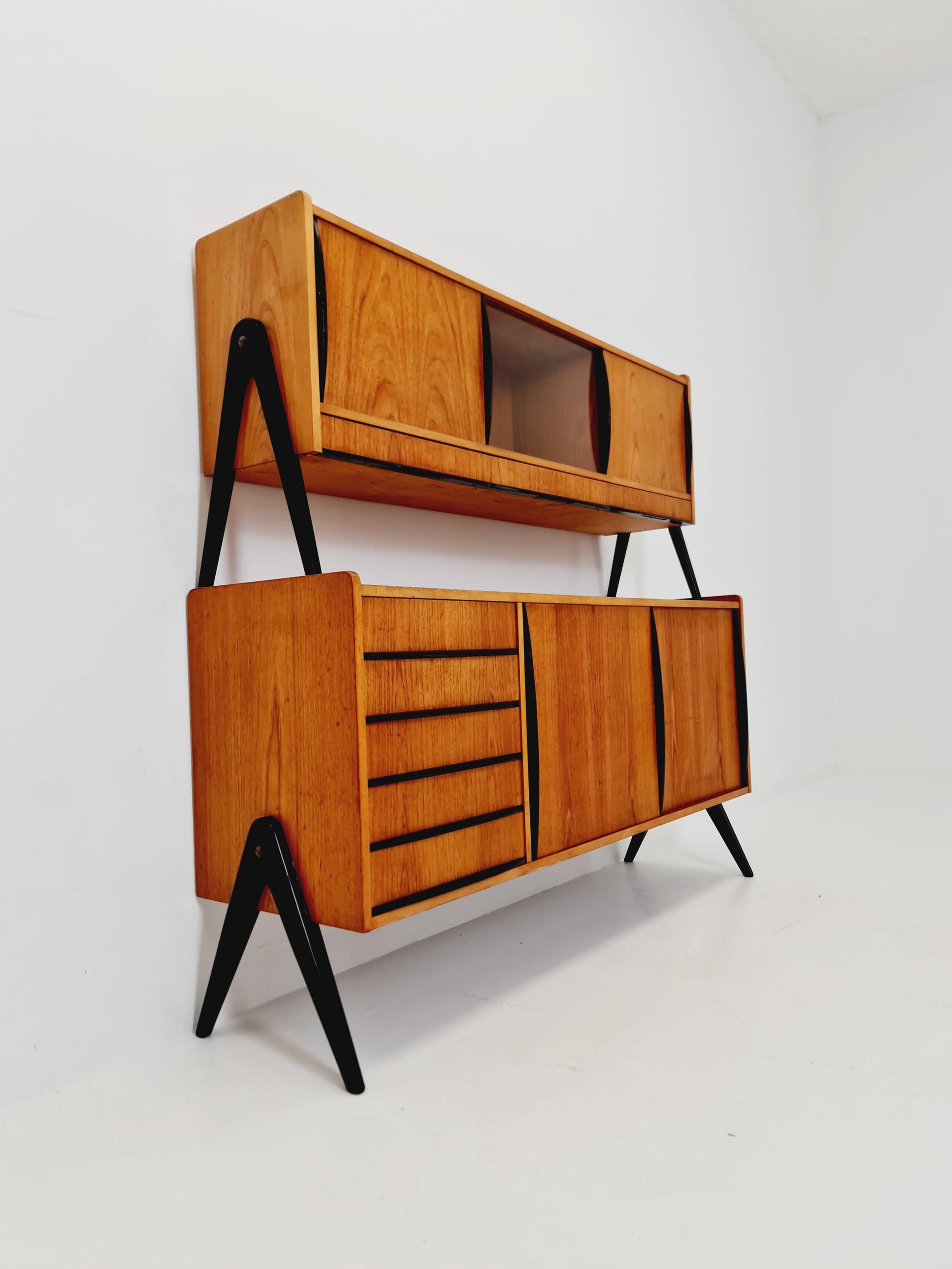 Rare Mid century Swedish Teak Sideboard by Bengt Ruda for Nordiska Kompaniet , 1960s