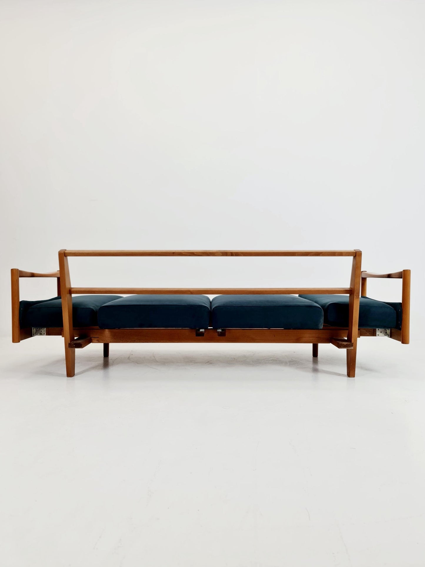 Rare Midcentury Stella Sofa Ash wood Daybed By Walter knoll , Germany, 1950s