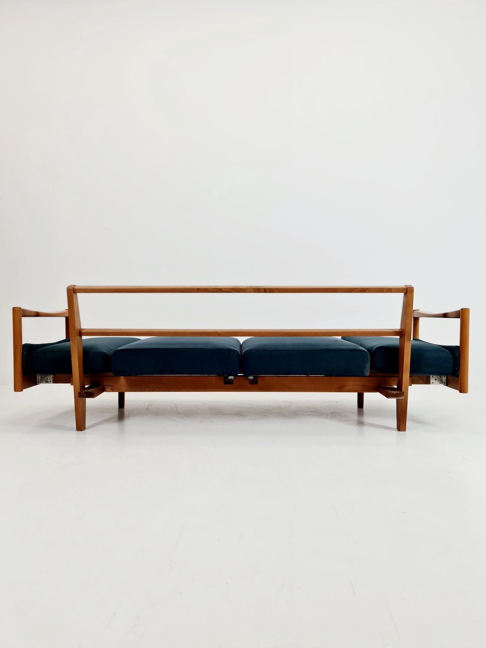 Rare Midcentury Stella Sofa Ash wood Daybed By Walter knoll , Germany, 1950s