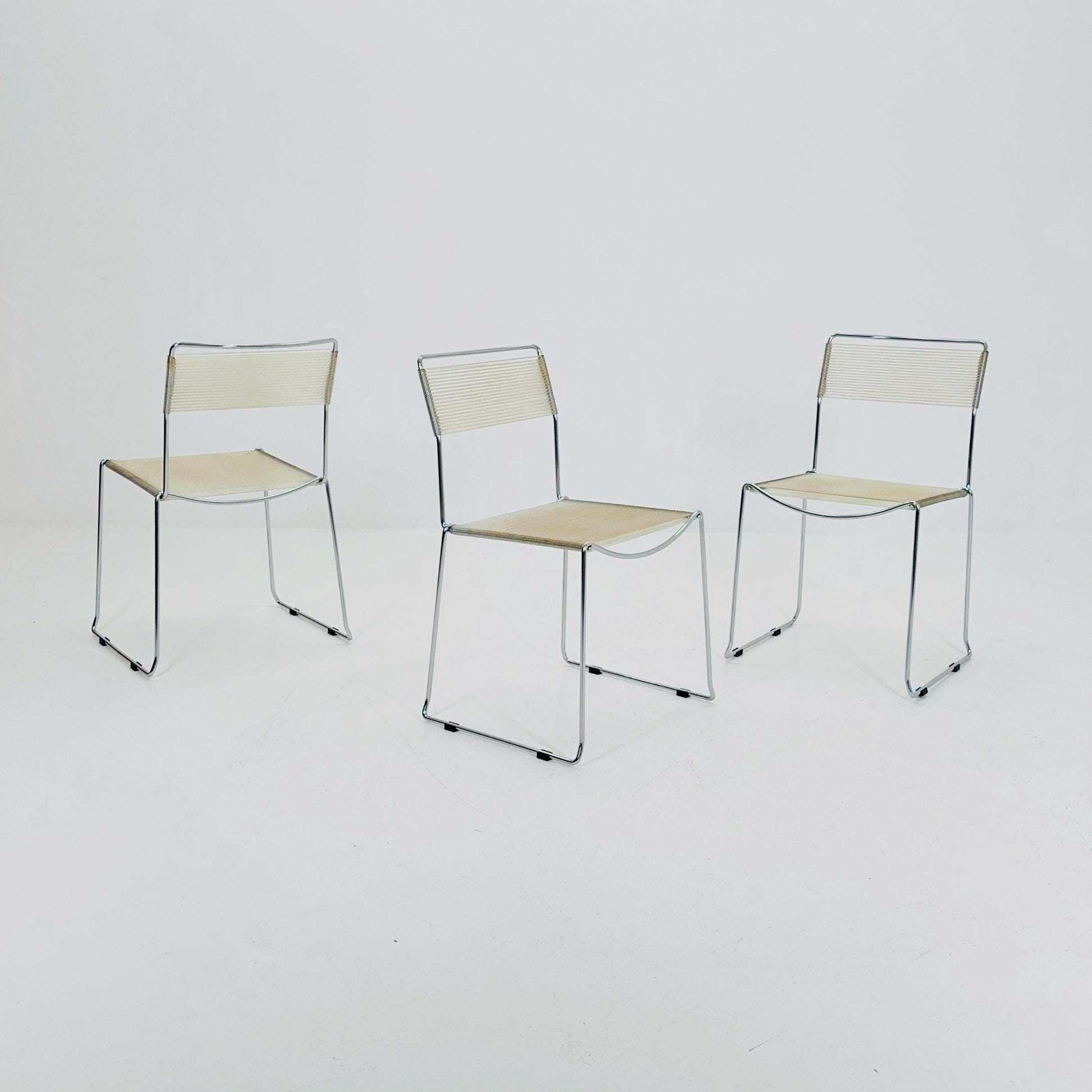 1 of 3 Mid-Century “Spaghetti” Chair by Giandomenico Belotti for Alias, 1980s, Italy