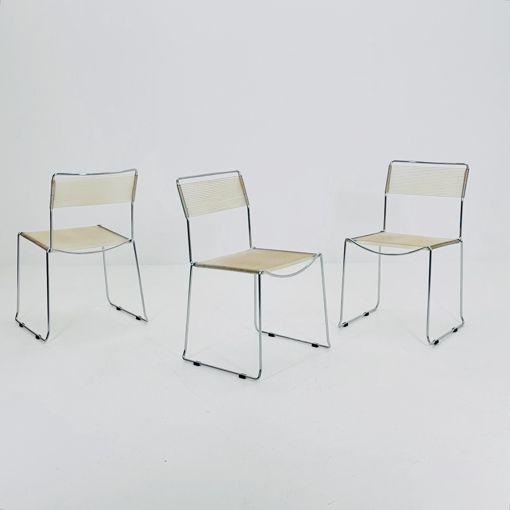 1 of 3 Mid-Century “Spaghetti” Chair by Giandomenico Belotti for Alias, 1980s, Italy