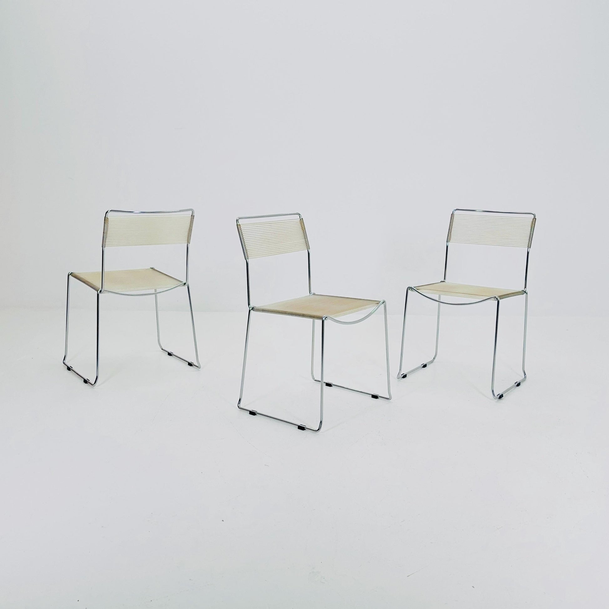 1 of 3 Mid-Century “Spaghetti” Chair by Giandomenico Belotti for Alias, 1980s, Italy