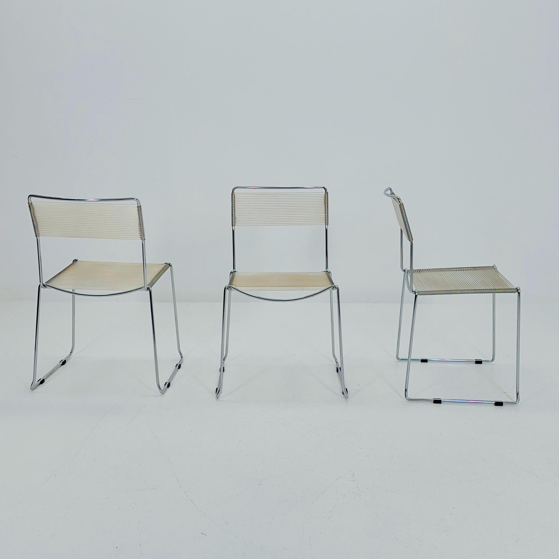 1 of 3 Mid-Century “Spaghetti” Chair by Giandomenico Belotti for Alias, 1980s, Italy