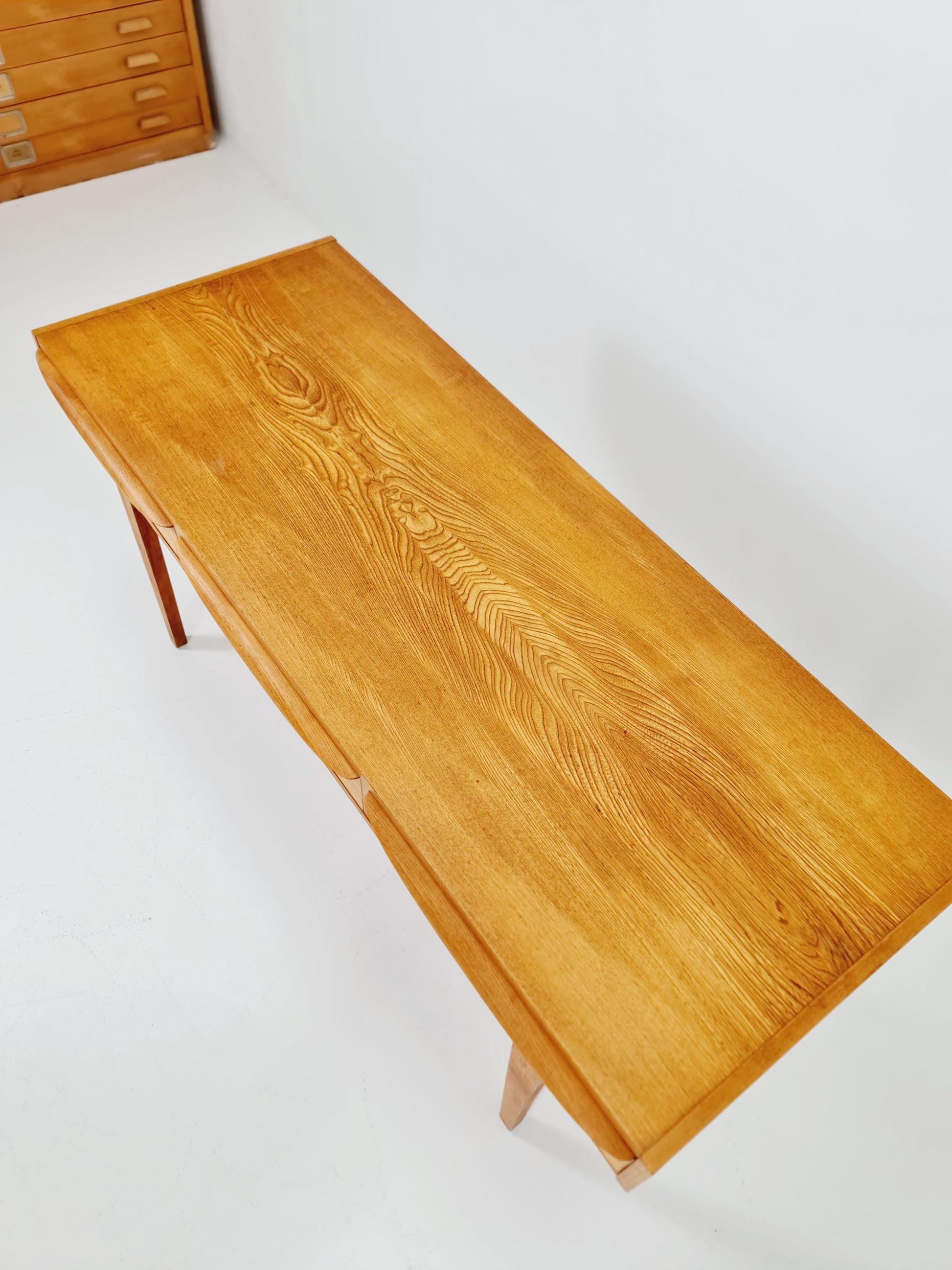 Mid century vintage desk German desk by Hellerau serie 602 1950s
