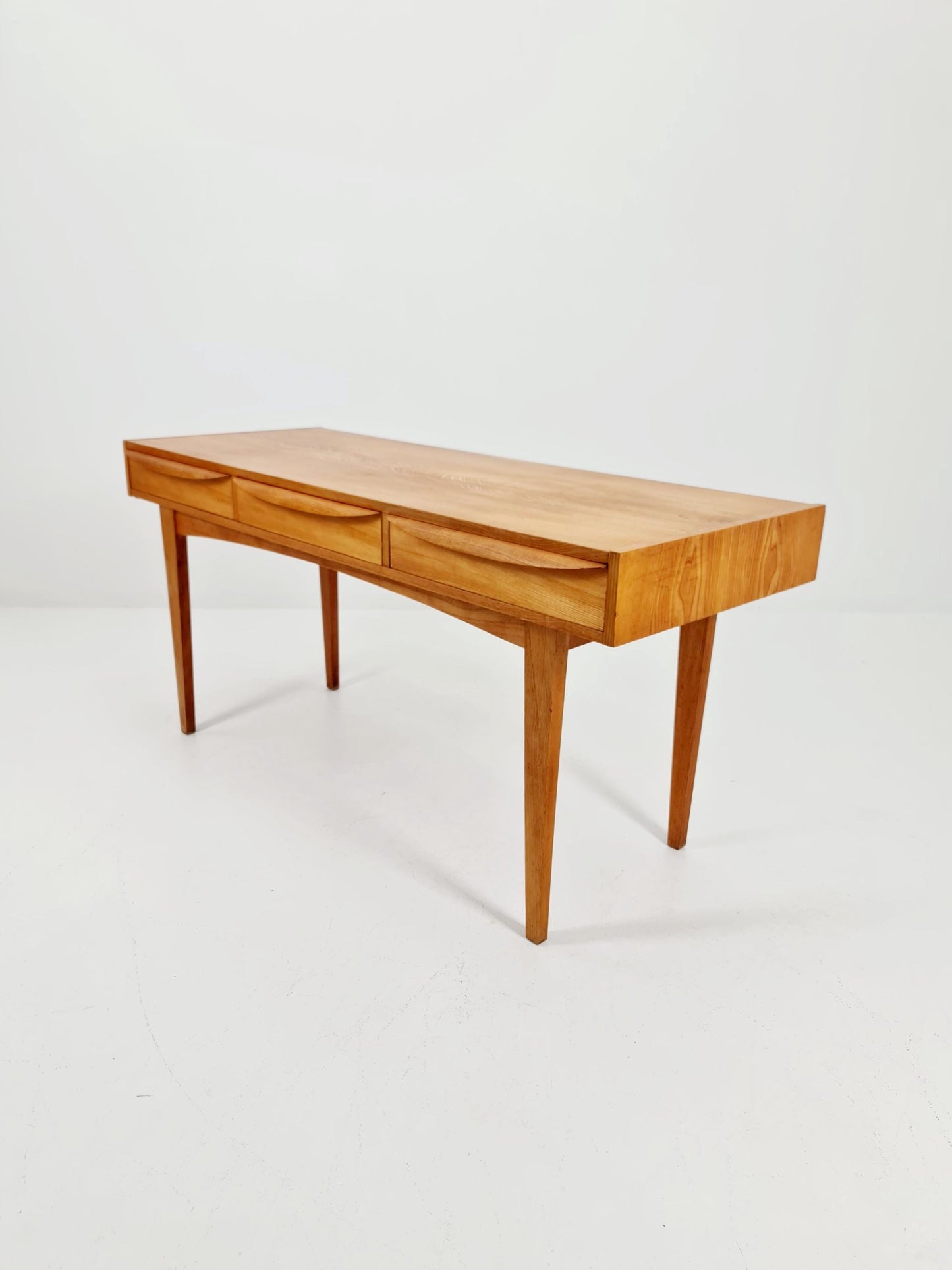 Mid century vintage desk German desk by Hellerau serie 602 1950s