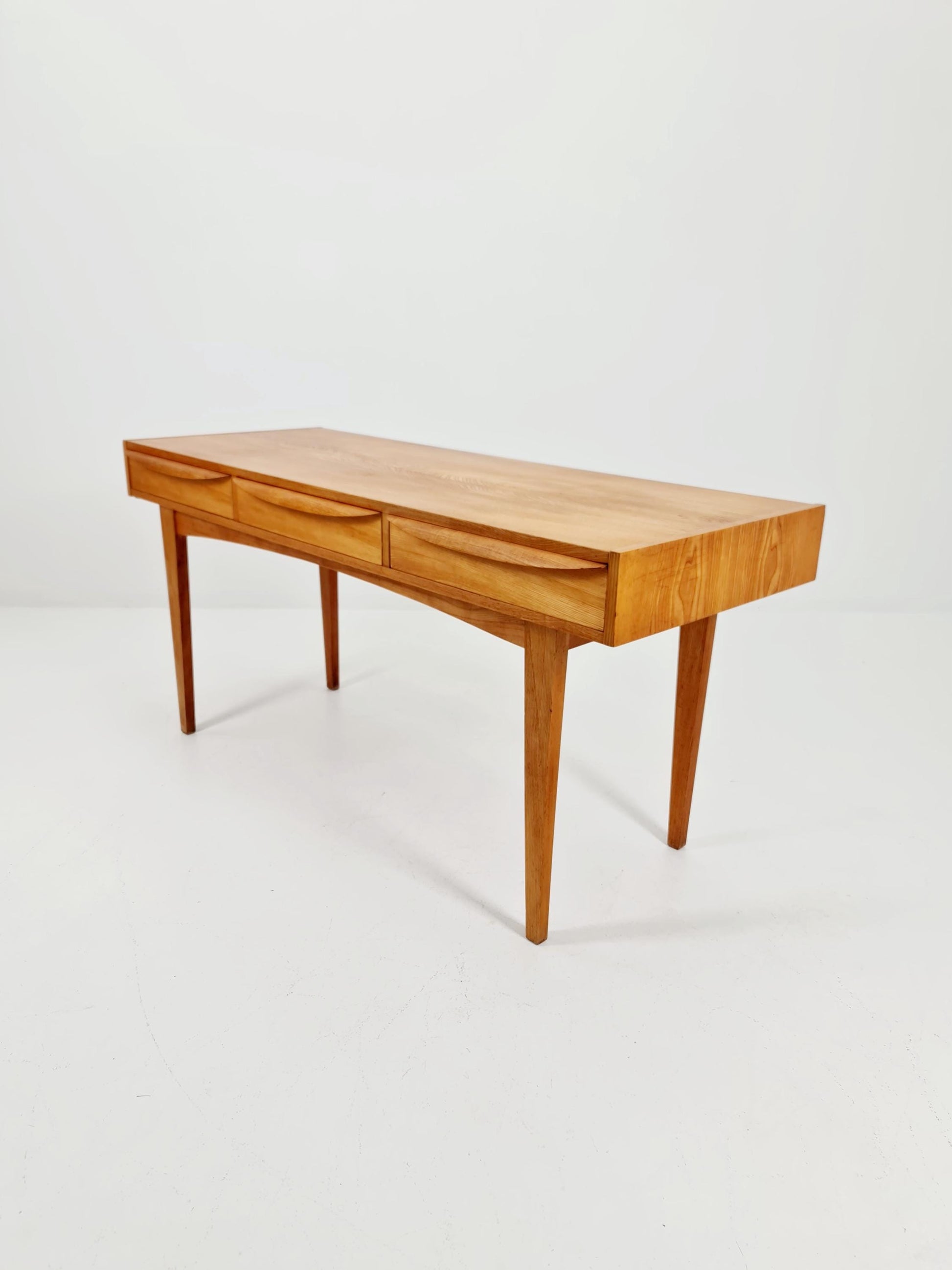 Mid century vintage desk German desk by Hellerau serie 602 1950s