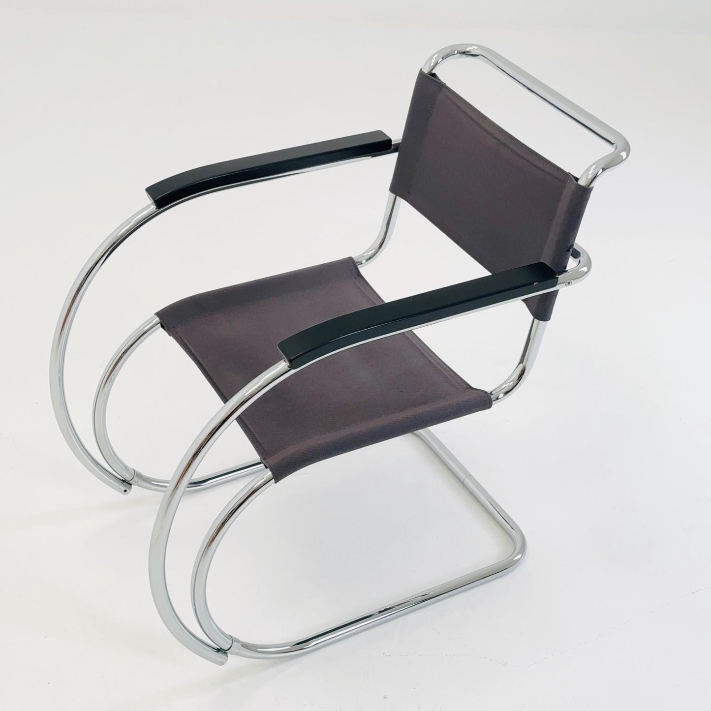 1 of 2 S533 /MR20 Armchairs by Ludwig Mies van der Rohe for Thonet, 1980s — Bauhaus Design, Germany