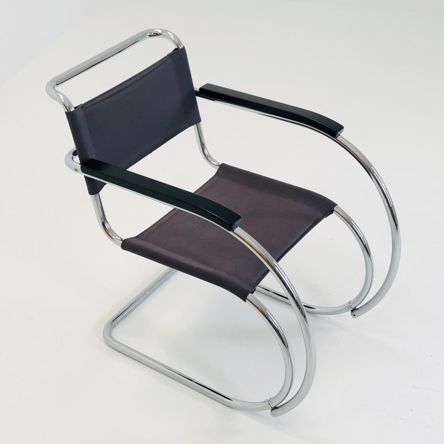 1 of 2 S533 /MR20 Armchairs by Ludwig Mies van der Rohe for Thonet, 1980s — Bauhaus Design, Germany