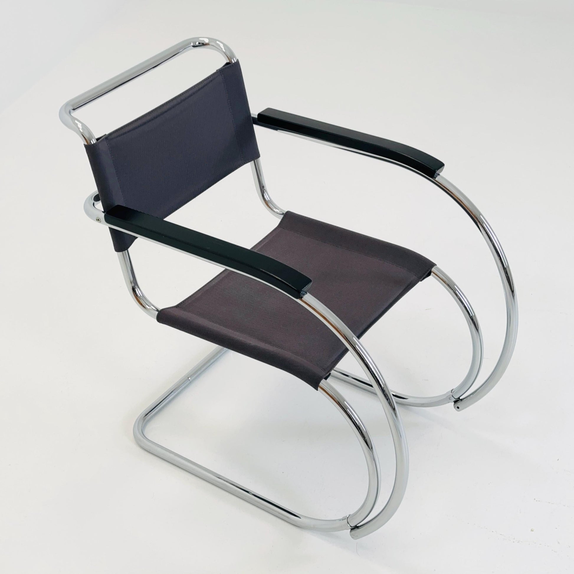 1 of 2 S533 /MR20 Armchairs by Ludwig Mies van der Rohe for Thonet, 1980s — Bauhaus Design, Germany