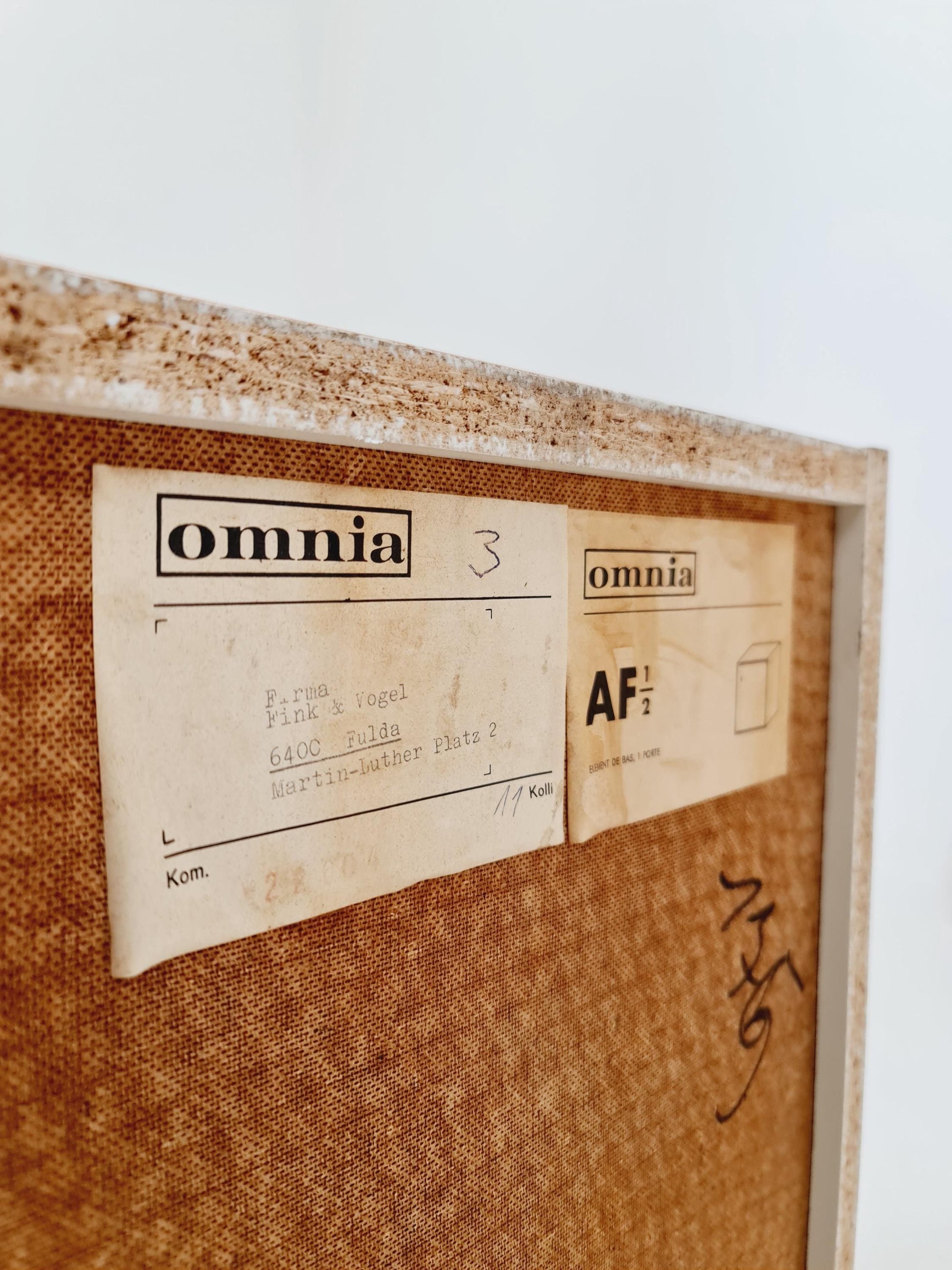 Mid century ash wood shelving unit by Hilker for Omnia, Germany 1960s