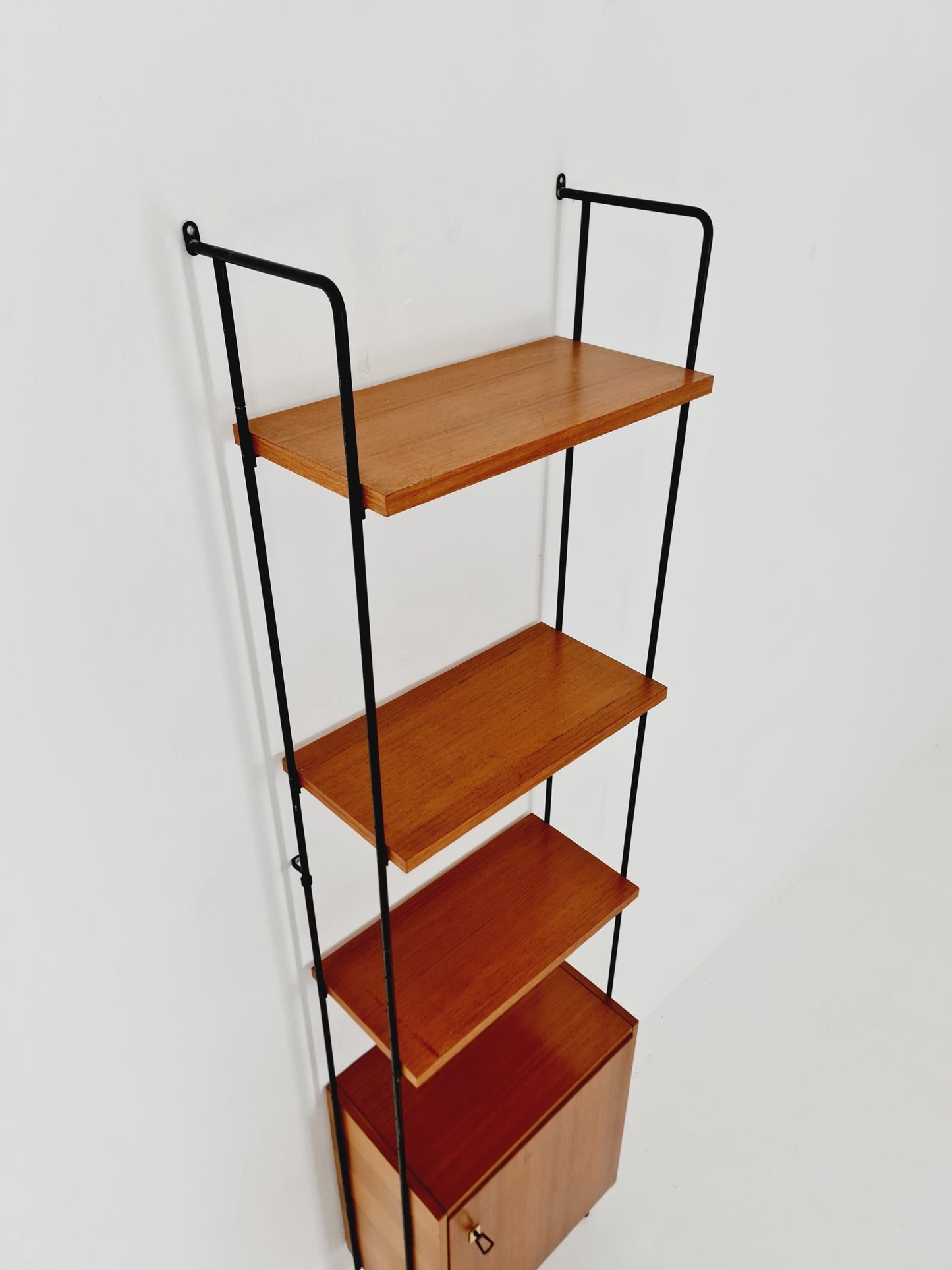 Mid century Teak shelving unit by Hilker for Omnia, Germany 1960s